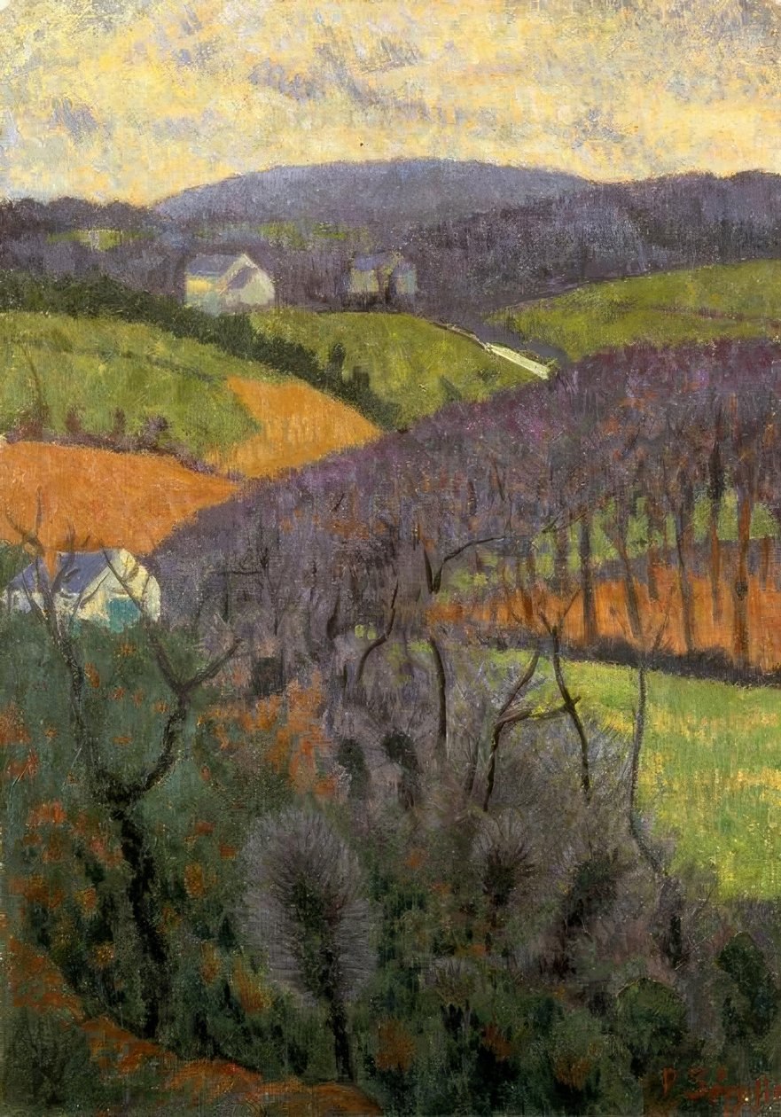 P.Sérusier, La vallée leylak rengi / Gemälde, 1917 by Paul Sérusier