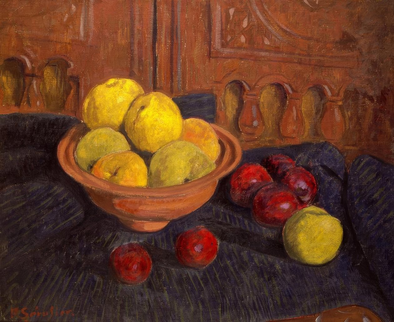 P.Sérusier, Elmalı Natürmort / Resim, 1915 by Paul Sérusier