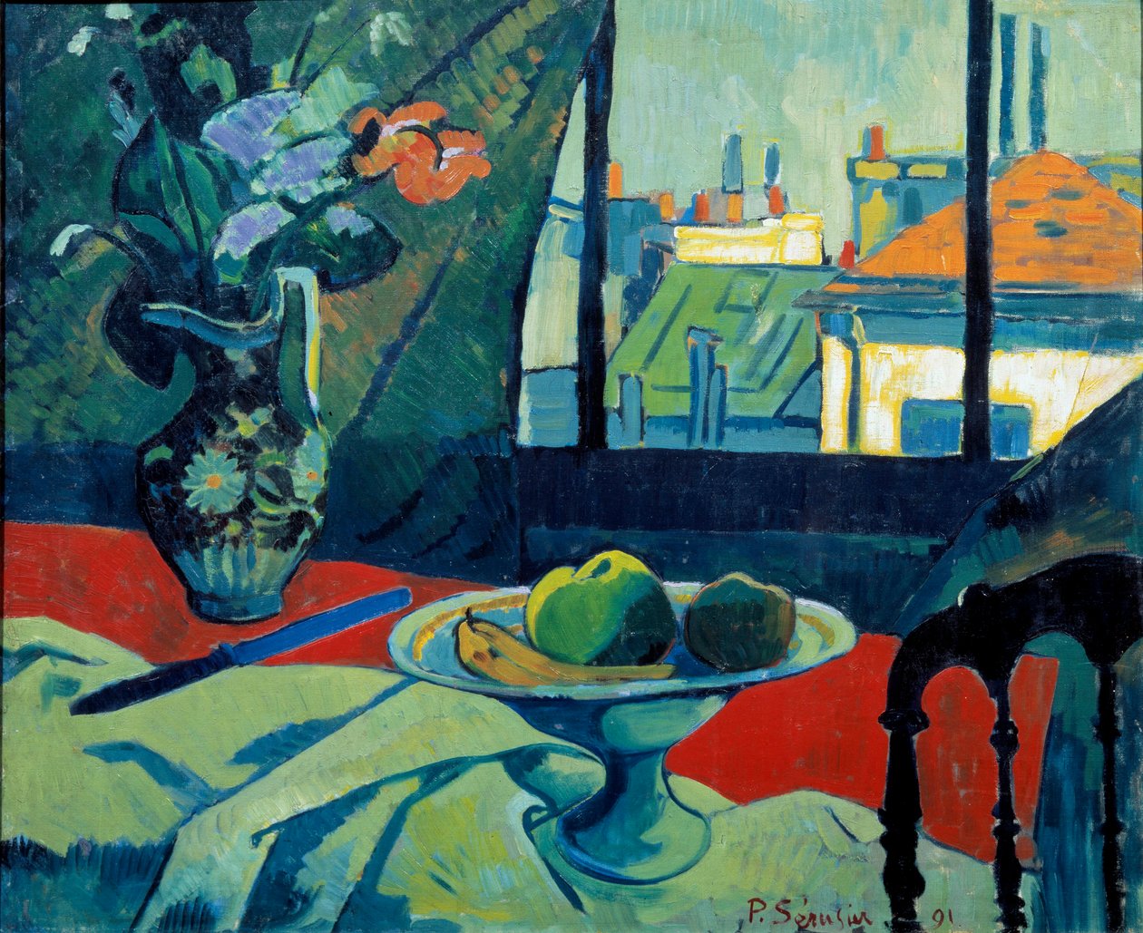 Natürmort, Sanatçının Atölye Tablosu, Paul Serusier (1863-1927) 1891 Güneş. 0,6x0,73 m Paris, Orsay Müzesi by Paul Sérusier
