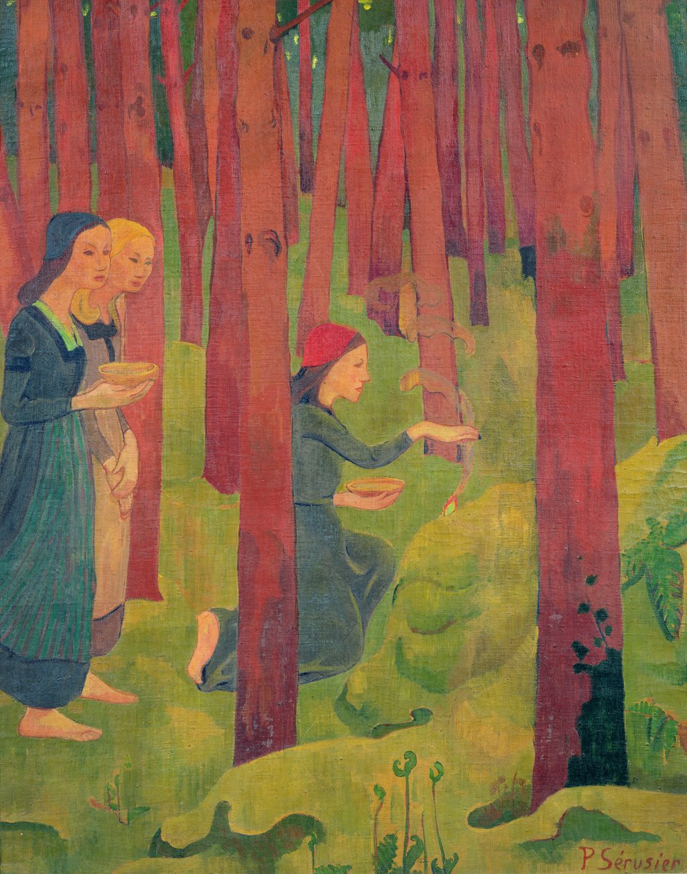 Incantation veya The Holy Wood, 1891 by Paul Sérusier