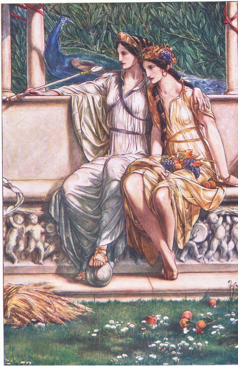 Juno, Ceres ve perilerin ve Orakçının Maskesi, Fırtına