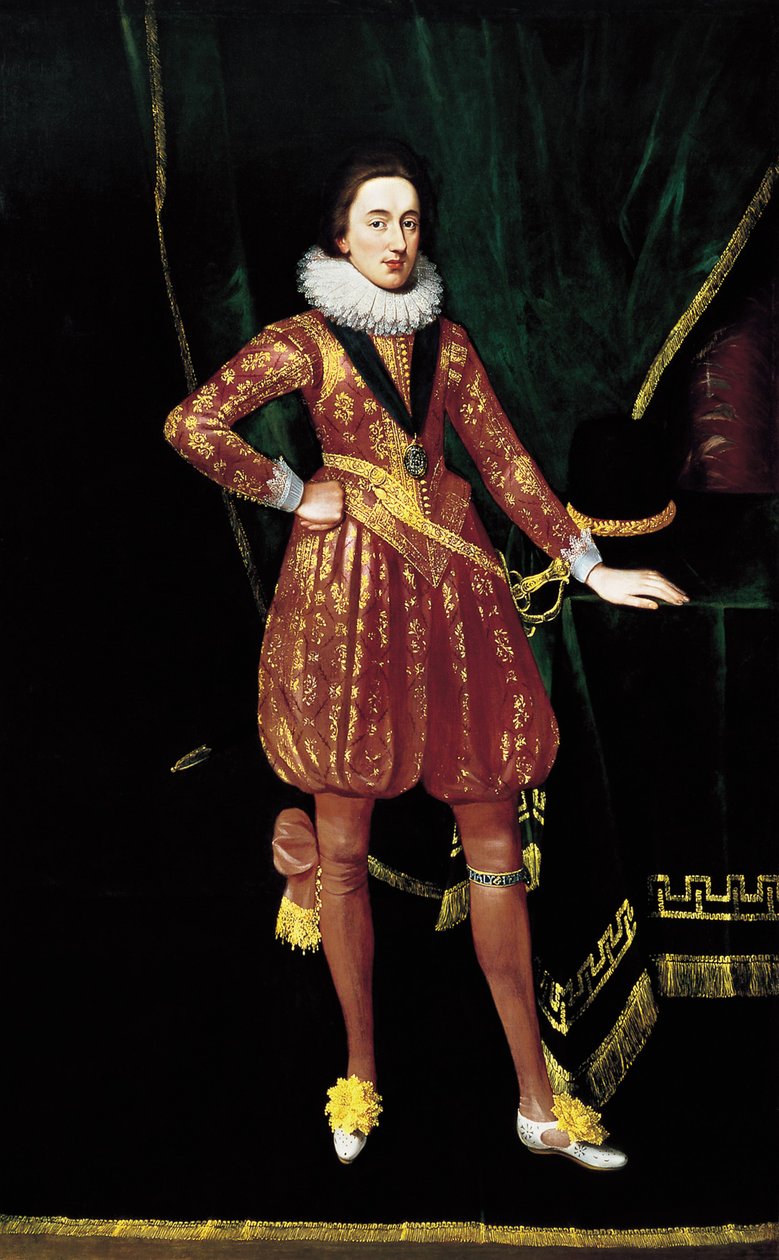Charles I Galler prensi olarak, c. 1617 by Paul van Somer