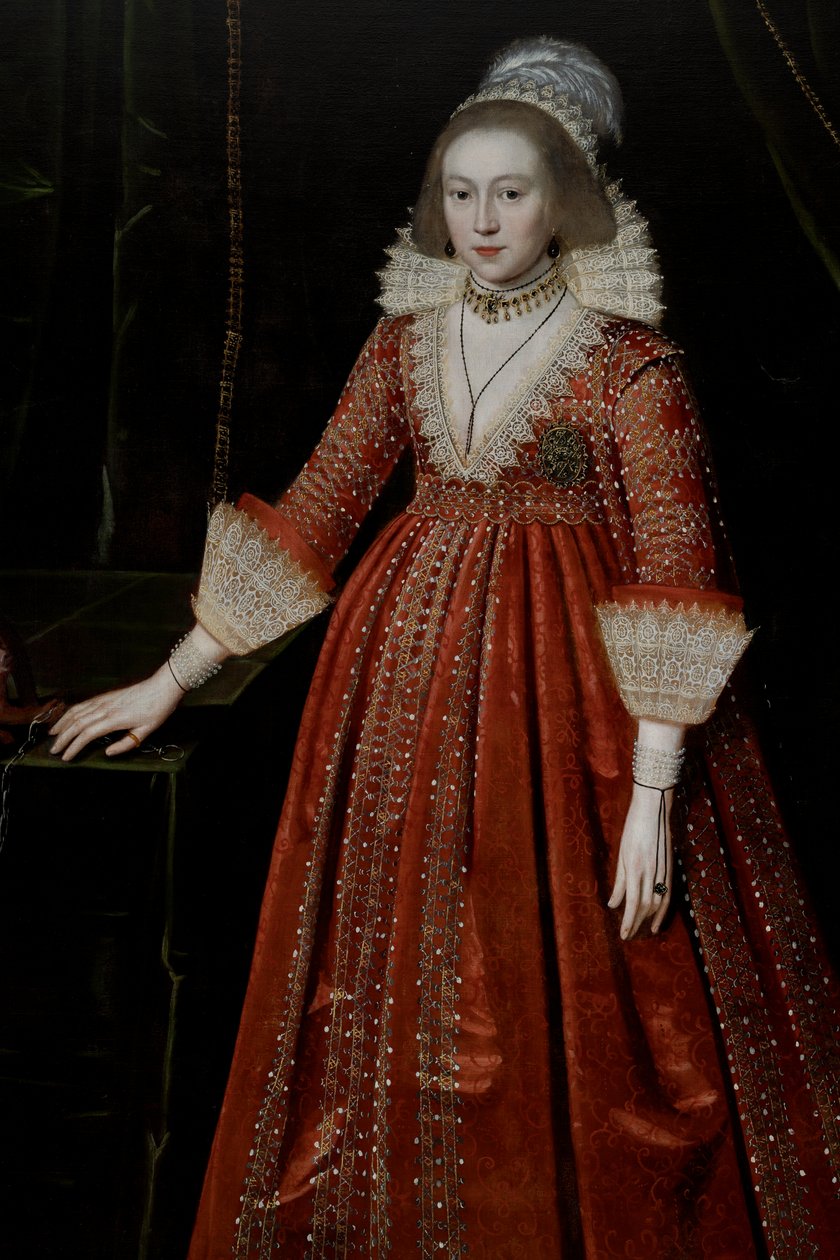 Bohemya Kraliçesi Elizabeth "Kış Kraliçesi" (1596-1662) by Paul van Somer