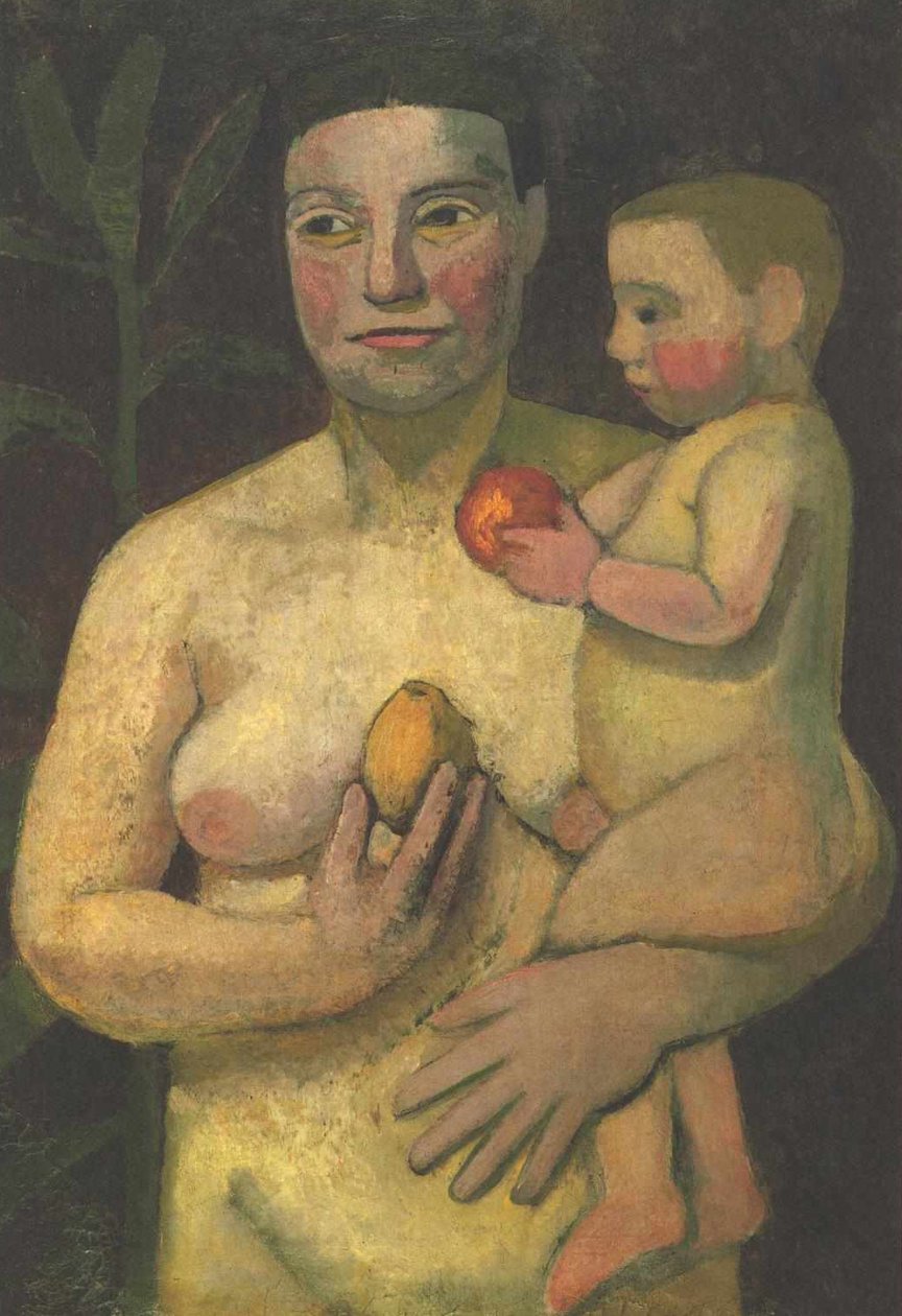 anne ve Çocuk by Paula Modersohn Becker