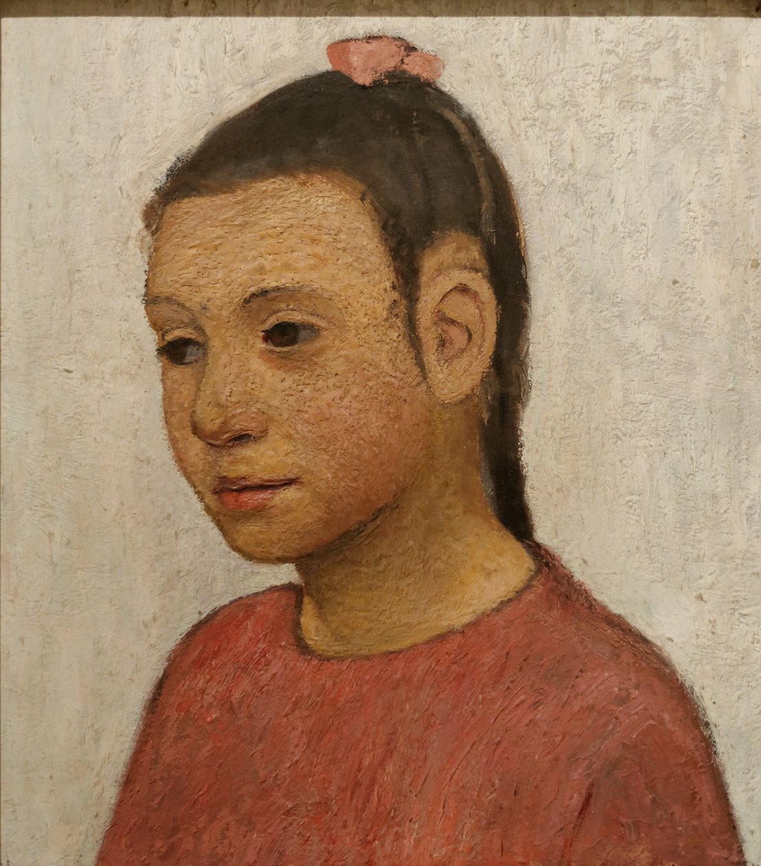 bir kızın portresi by Paula Modersohn Becker