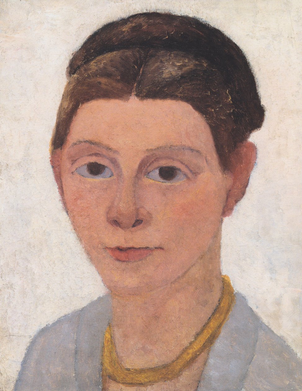 Kehribar kolyeli otoportre by Paula Modersohn Becker