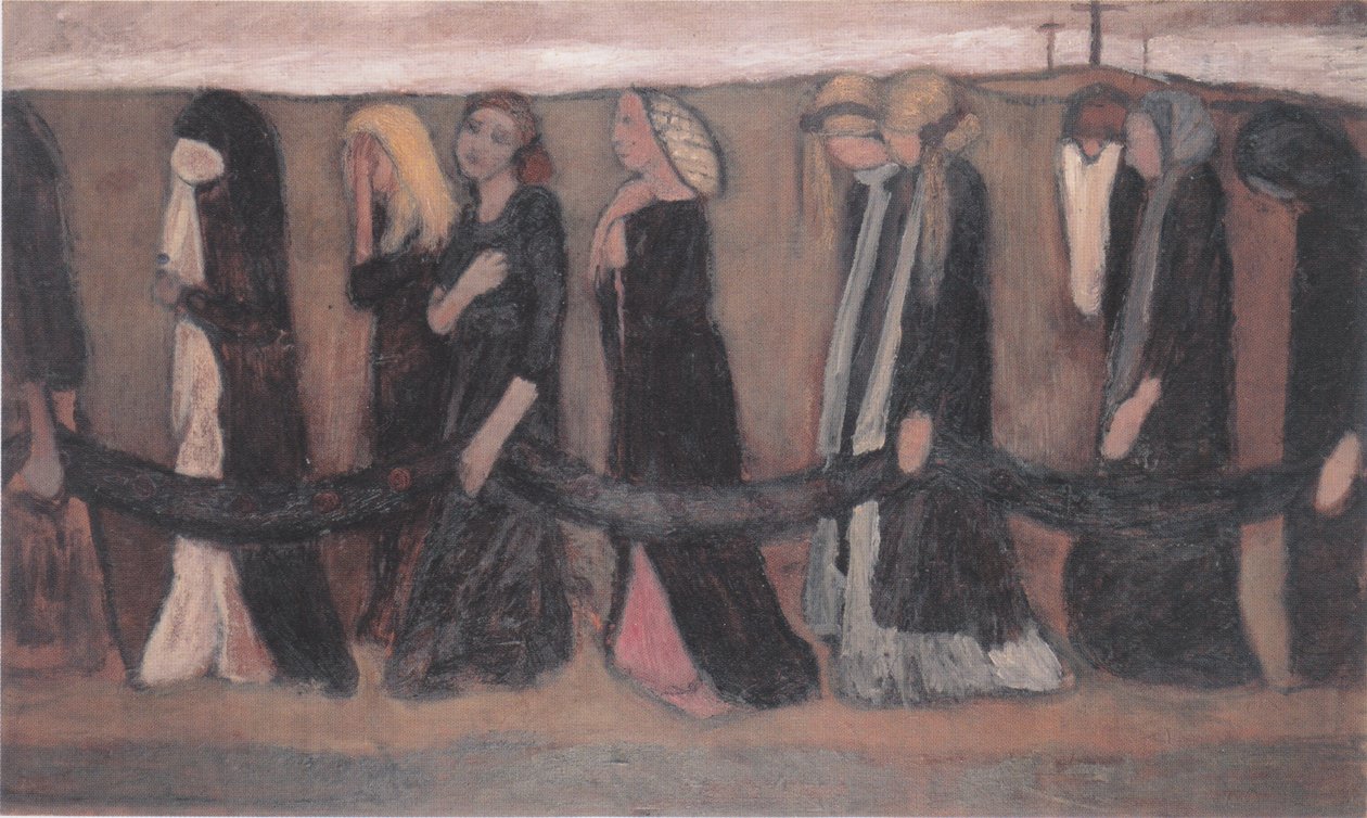 Şikayetçi kadın treni by Paula Modersohn Becker
