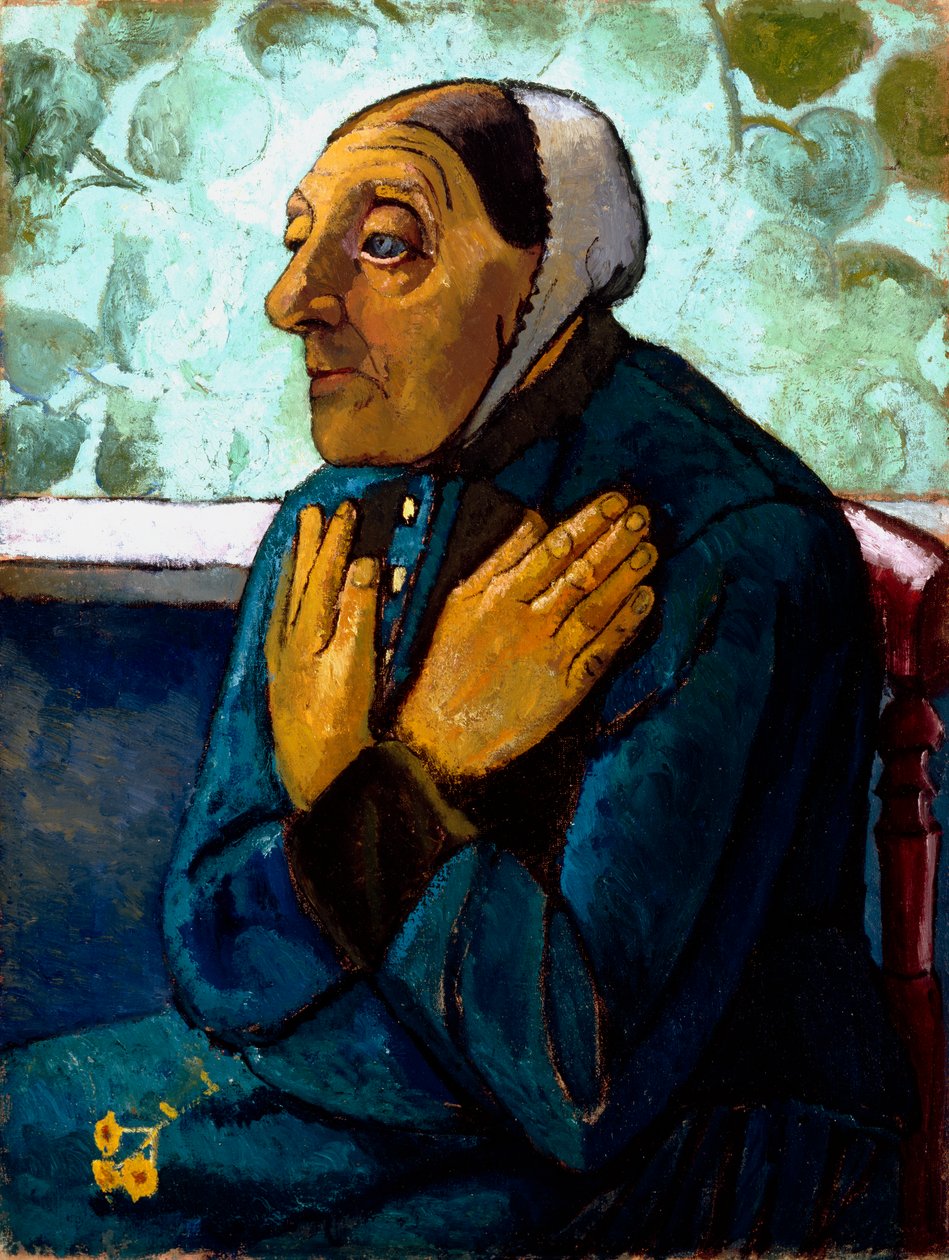 Yaşlı Köylü Kadın, c.1905 by Paula Modersohn Becker