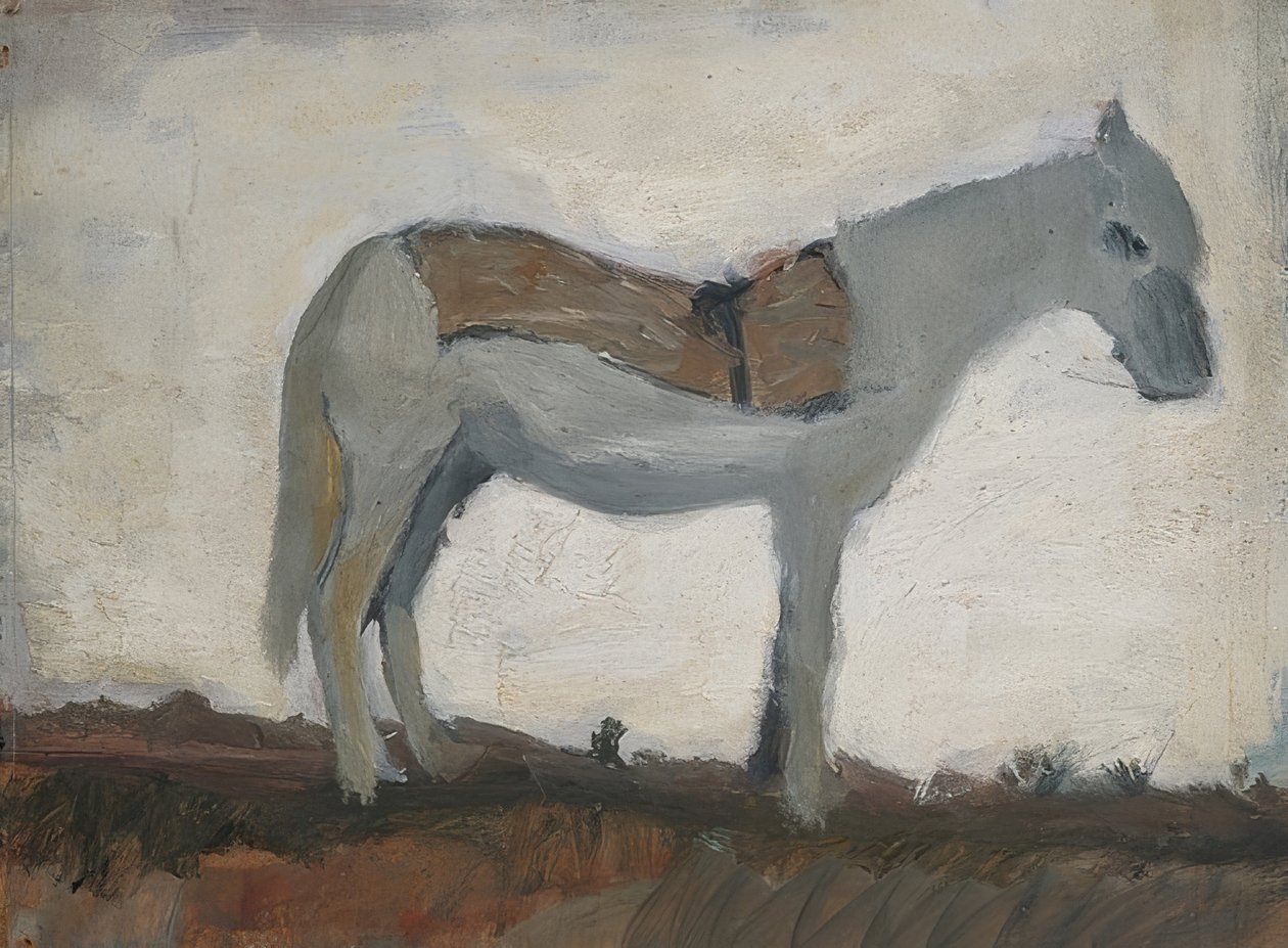 Eşek. 1902 civarında by Paula Modersohn Becker