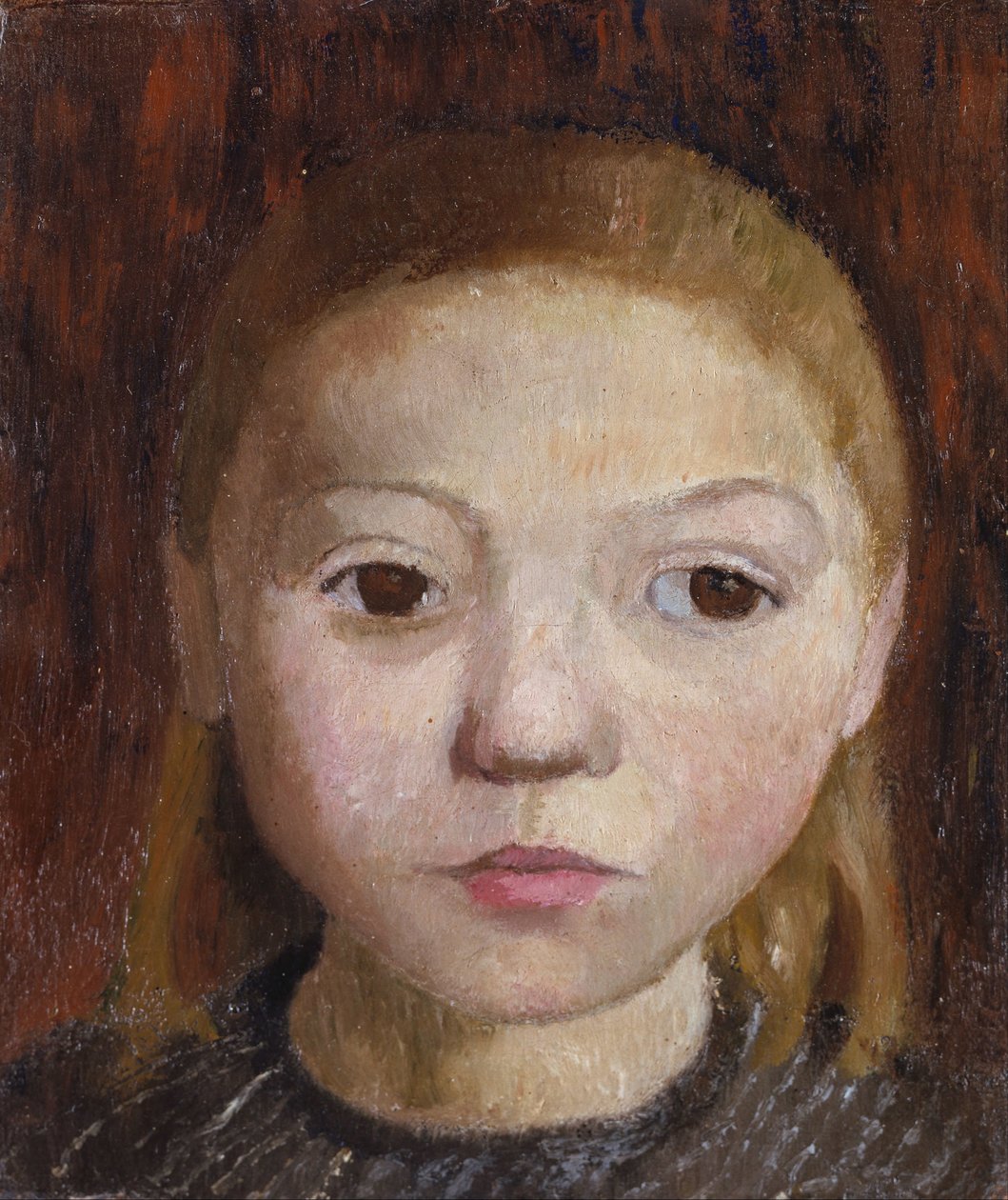 Bir Kızın Başı by Paula Modersohn Becker