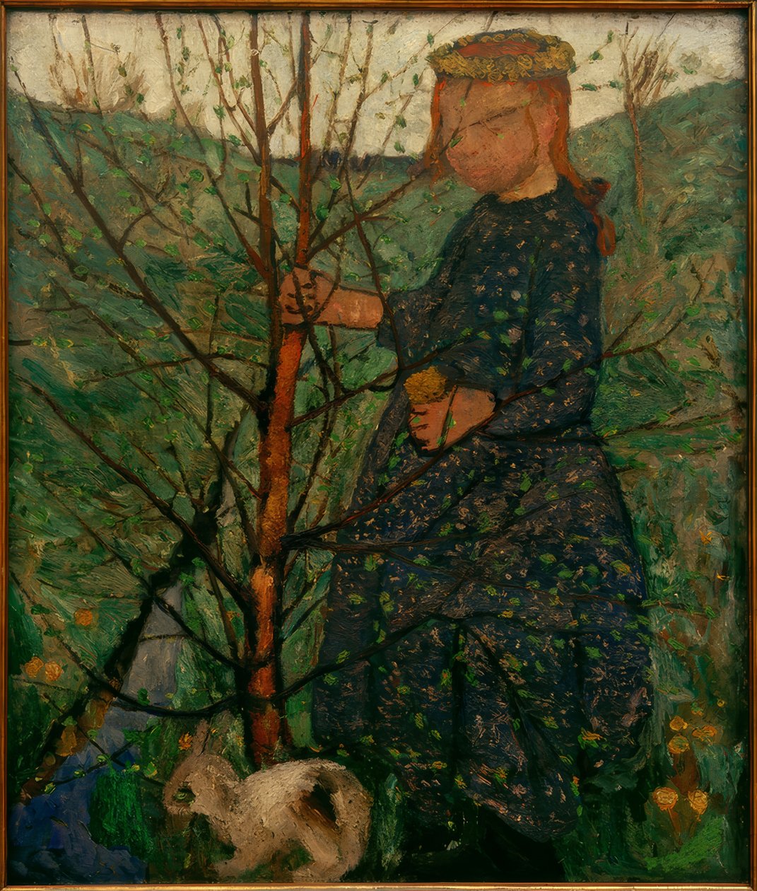 tavşanlı çocuk by Paula Modersohn Becker