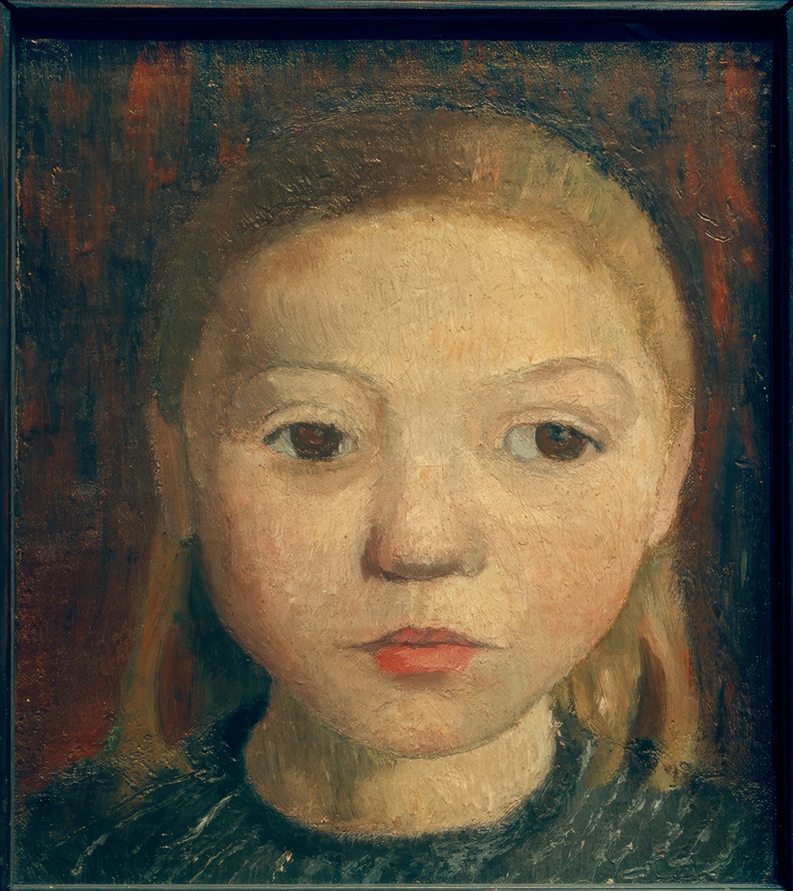 P.Modersohn-Becker, kızın başı by Paula Modersohn Becker