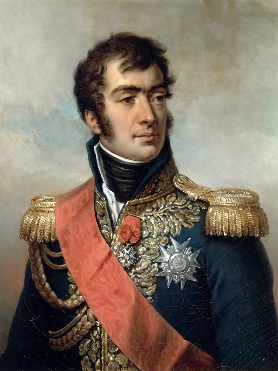 Auguste Frédéric Louis Viesse de Marmont, 1. Ragusa Dükü 1774-1852 by Paulin Guérin