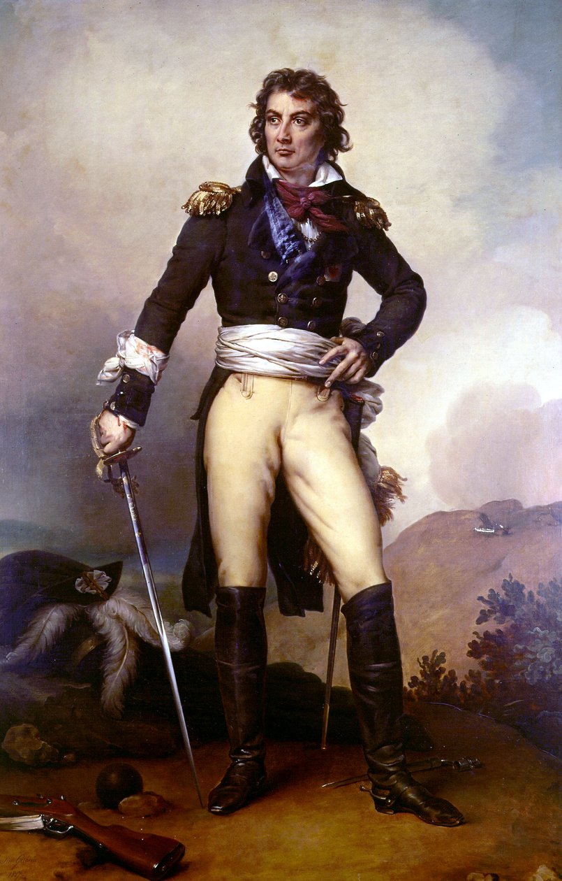 Maurice d'Elbee'nin Portresi by Paulin Jean Baptiste Guerin