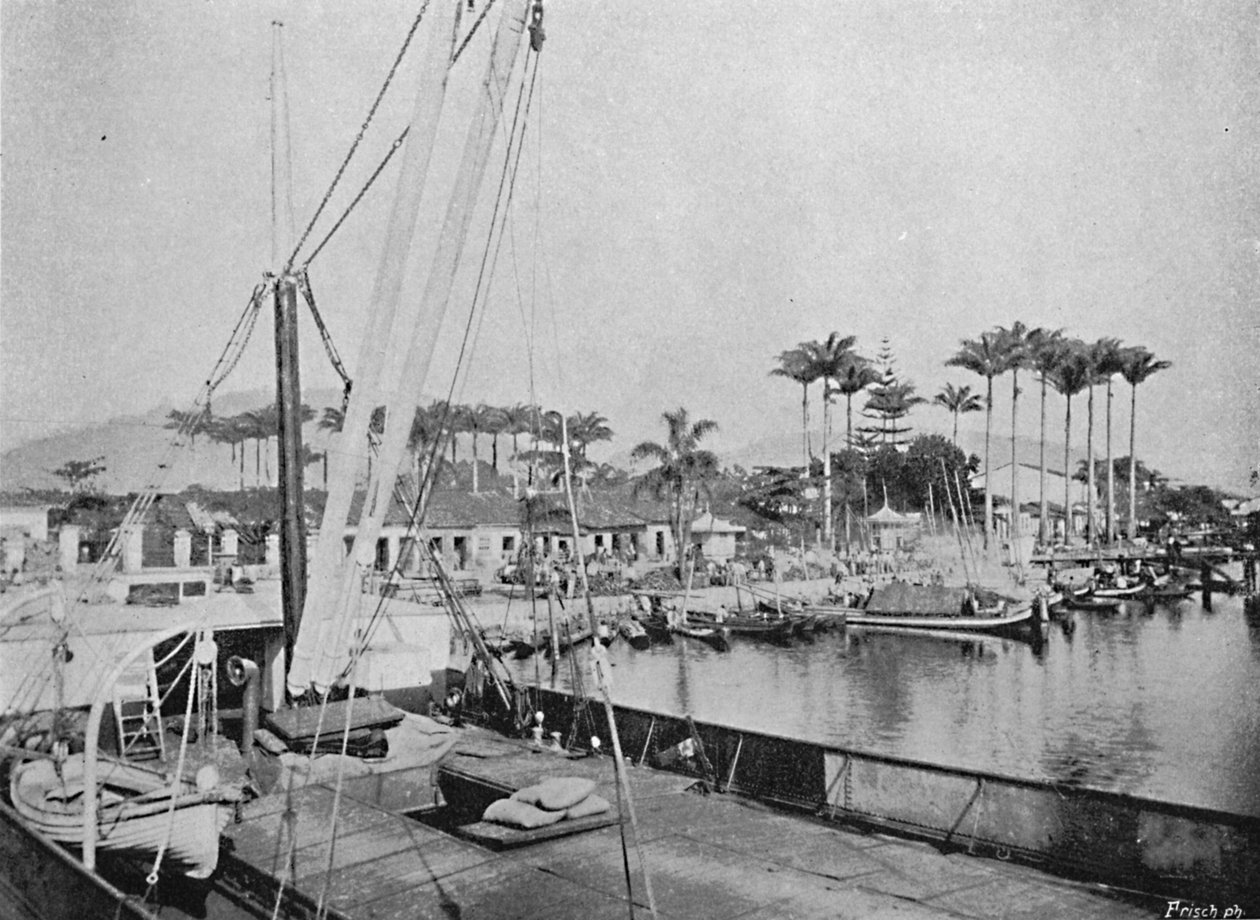 Santos Porto das Canoas, 1895 by Paulo Kowalsky