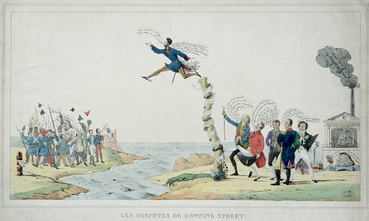 Londra Konferansı, 4 Kasım 1830: Downing Sokağı Despotları, Saxe-Cobourg