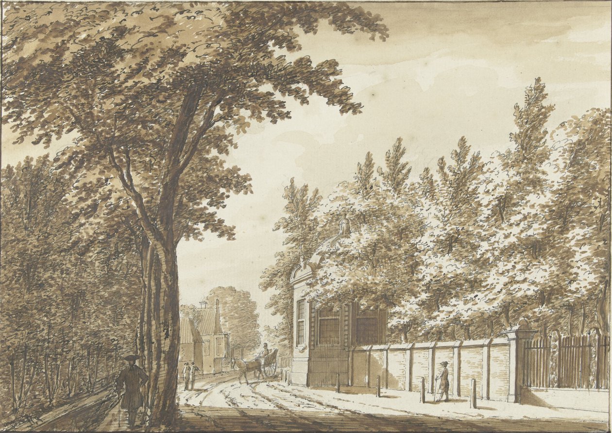 Haarlem dışında Hofstede Bosch-en-Hoven by Paulus Constantijn la Fargue (attributed to)