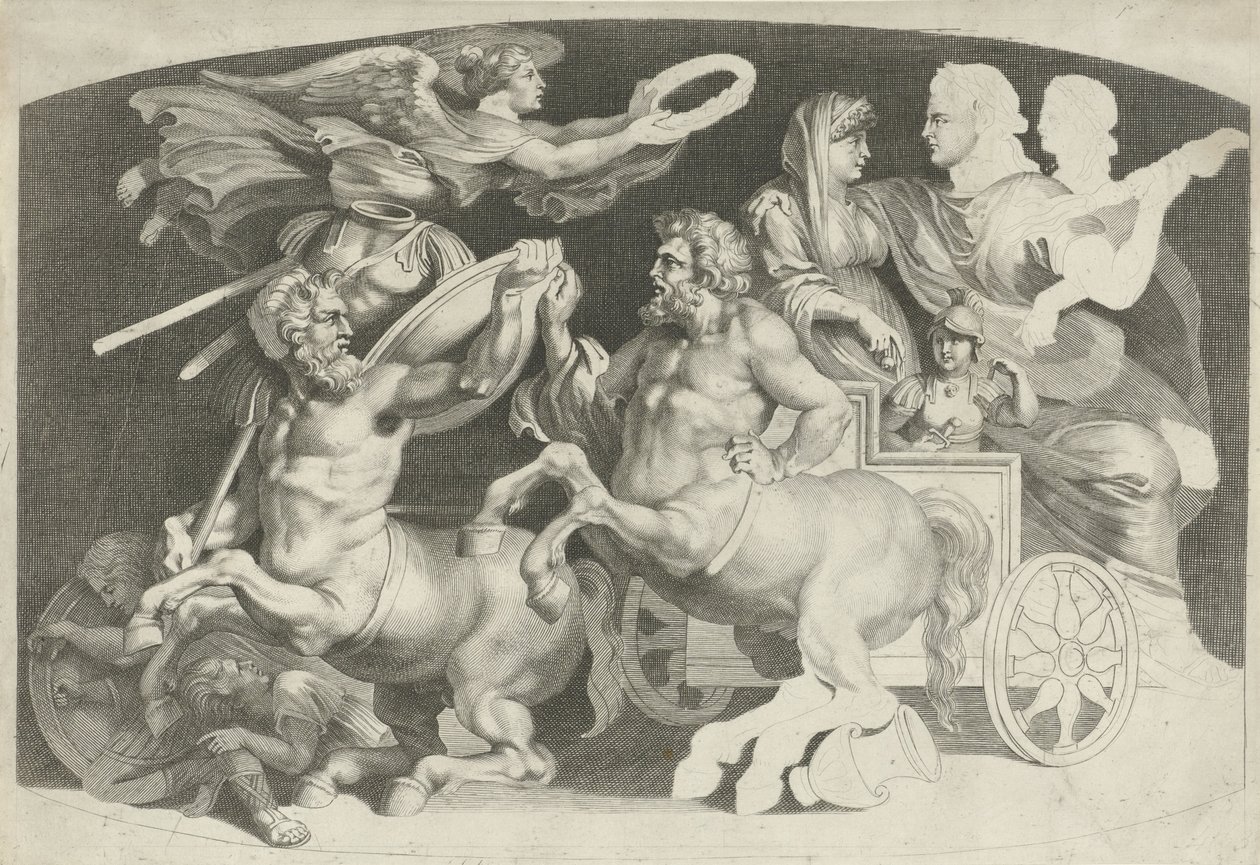 Camee bir araya geldi de triomf van Germanicus en Agrippina Pietro Paolo Rubenius