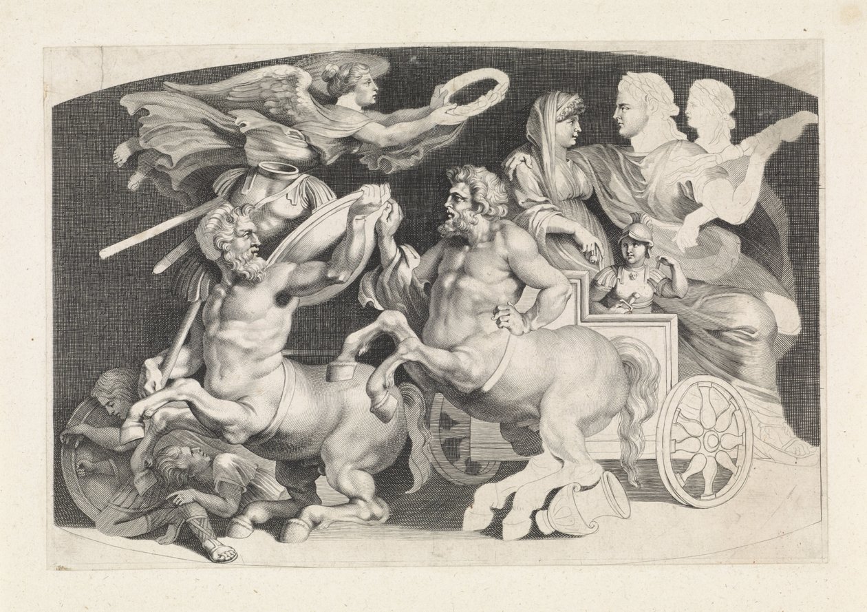 Camee bir araya geldi de triomf van Germanicus en Agrippina Pietro Paolo Rubenius