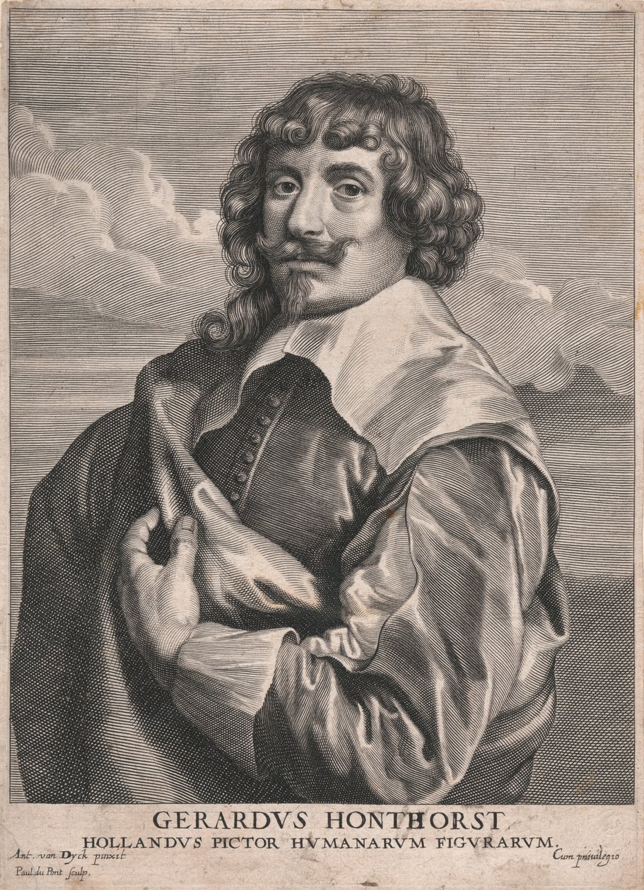 Gerardus Honthorst, Hollandalı İnsan Figürleri Ressamı by Paulus Pontius