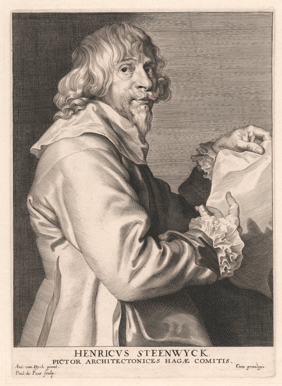 Henricus Steenwyck, Lahey Kontu Mimari Ressamı by Paulus Pontius
