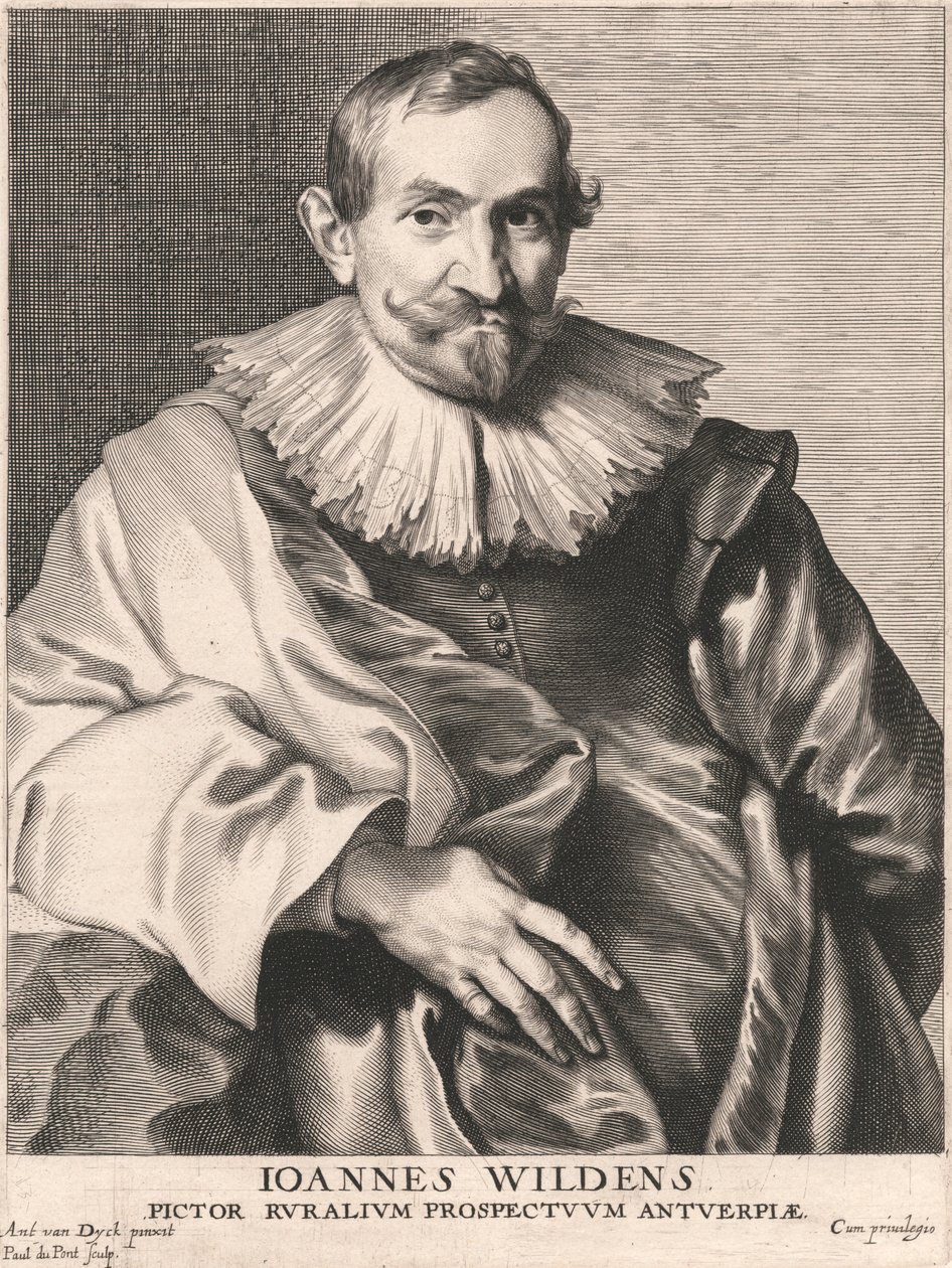 Joannes Wildens, Antwerp Kırsal Beklentileri Ressamı by Paulus Pontius