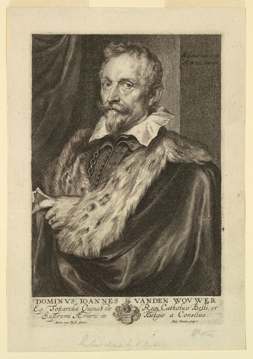 Önde gelen erkeklerin ikonlarından Jan van der Wouwer