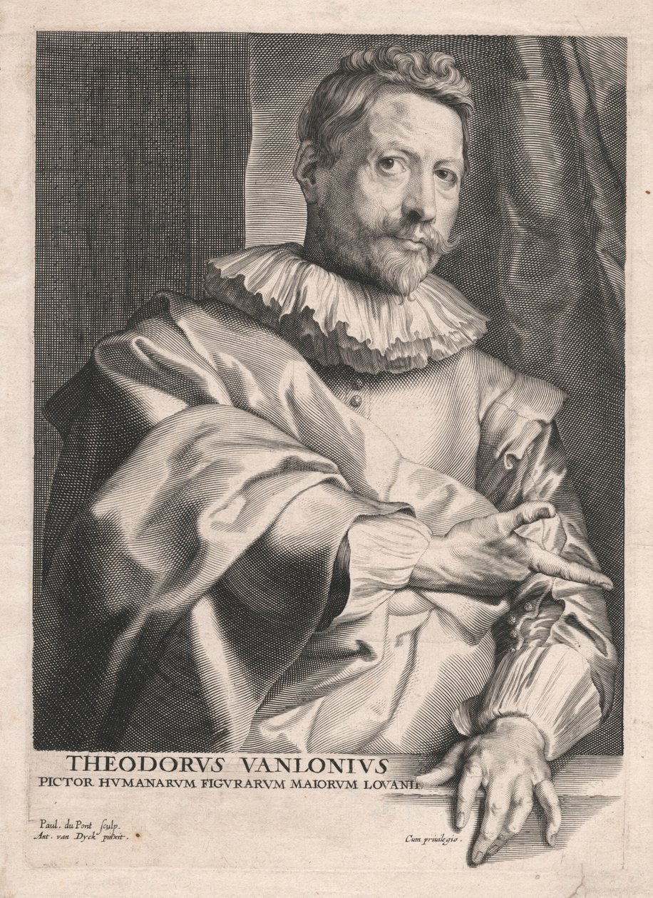 Theodore van Lonius, İnsan Figürleri Ressamı Louvain Binbaşıları by Paulus Pontius