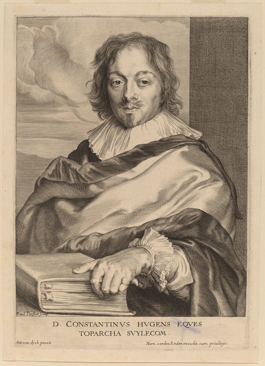 Konstantin Huygens by Paulus Pontius after Sir Anthony van Dyck
