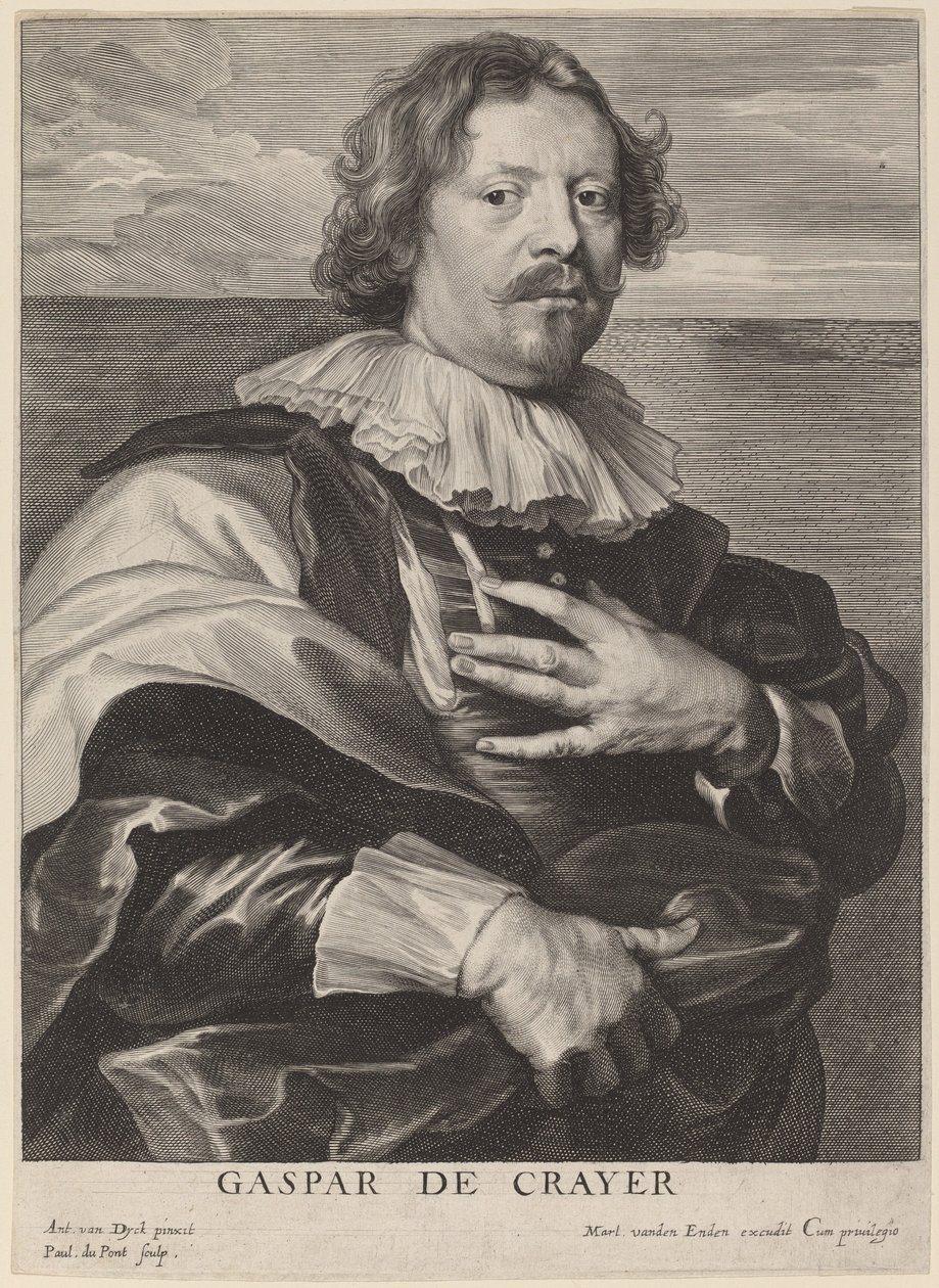 Gaspar de Craer by Paulus Pontius after Sir Anthony van Dyck