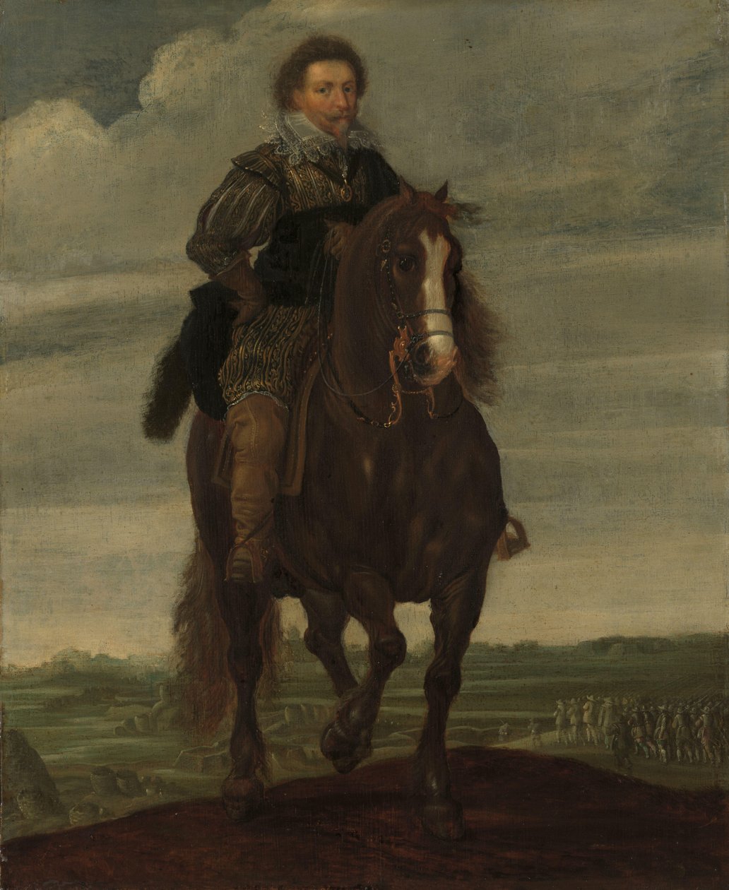Prens Frederik Hendrik At Sırtında by Pauwels van Hillegaert