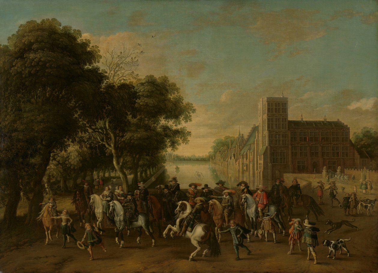 Prens Maurits, Prens Frederik Hendrik, Bohemya Kralı V. Frederick ve Eşi Elizabeth Stuart ve Diğerleri, Buitenhof, Lahey