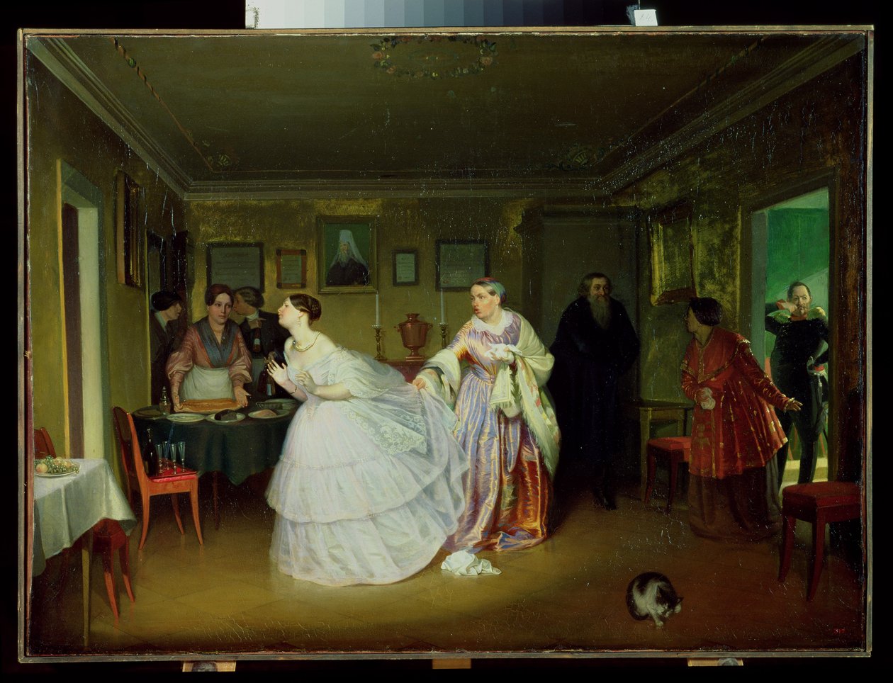 Binbaşının Evlilik Teklifi, 1851 by Pavel Andreevich Fedotov