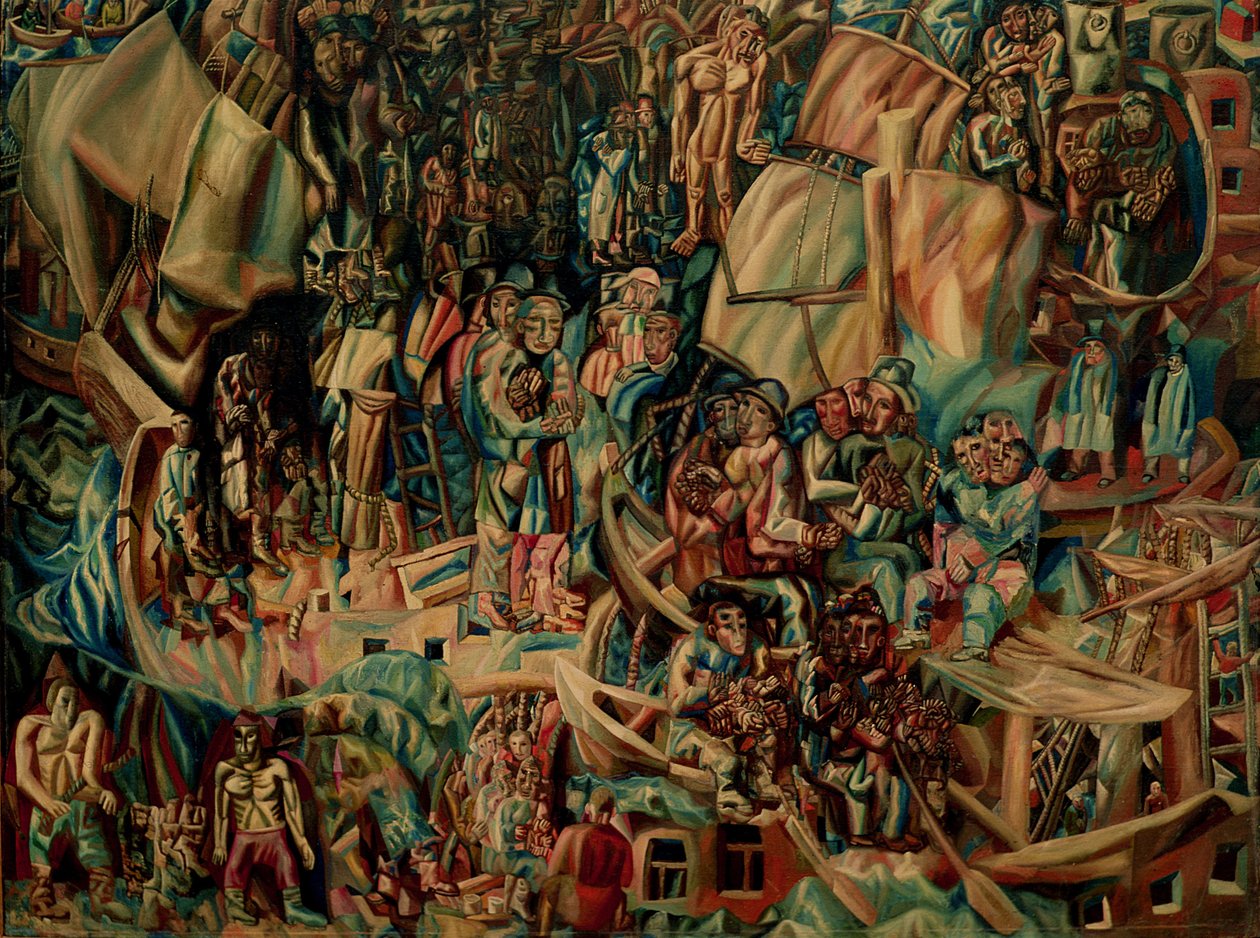Evrensel Çiçeklenmeyi Getirmek, 1919 by Pawel Nikolajewitsch Filonow