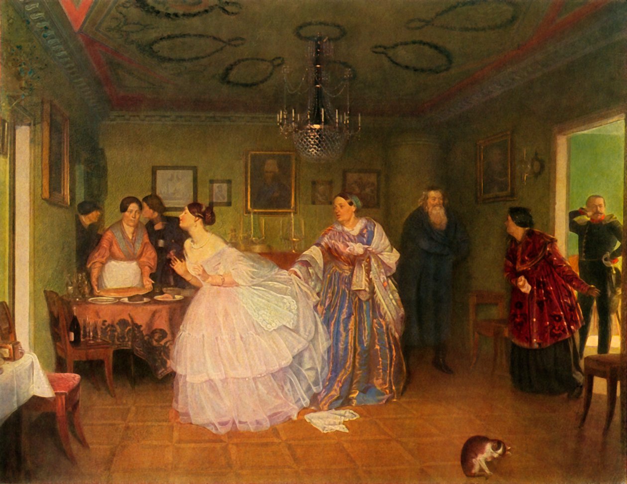 Binbaşı Kursu veya Durumunu İyileştirir, 1848, 1965. by Pavel Andreevich Fedotov