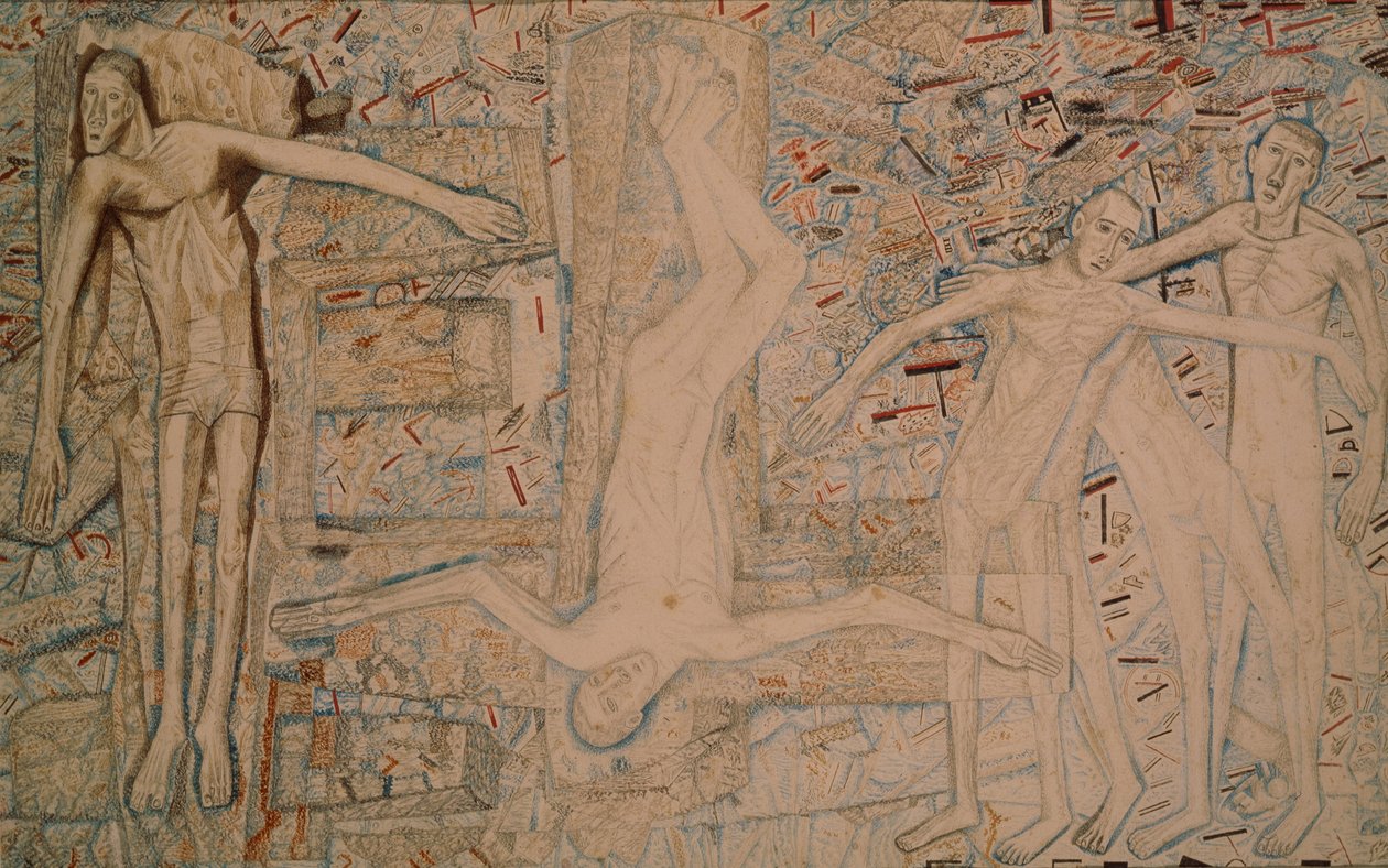 Yürütme, 1912 by Pavel Nikolayevich Filonov