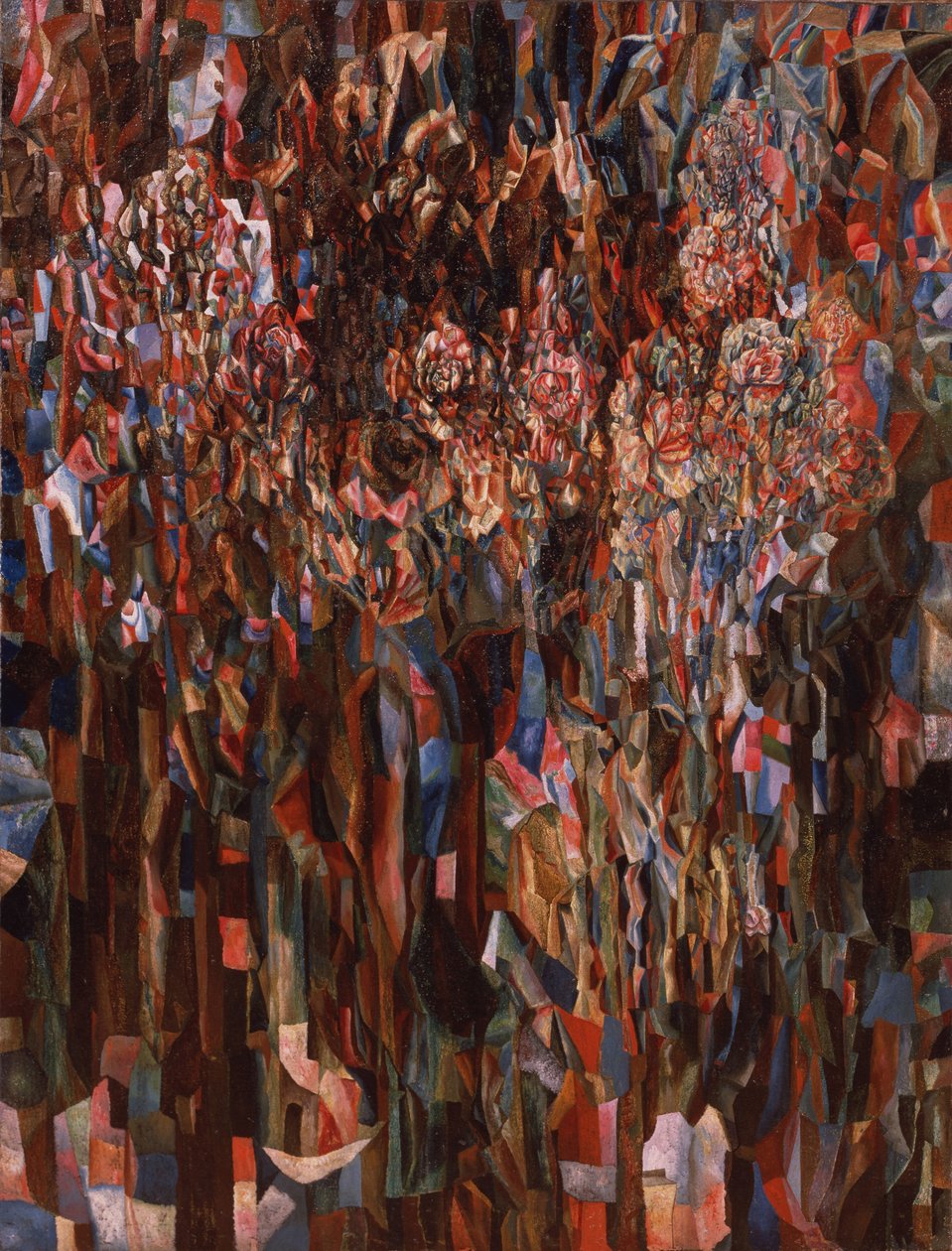 Dünyanın Çiçeklenme Zamanının Çiçekleri, 1915 by Pavel Nikolayevich Filonov