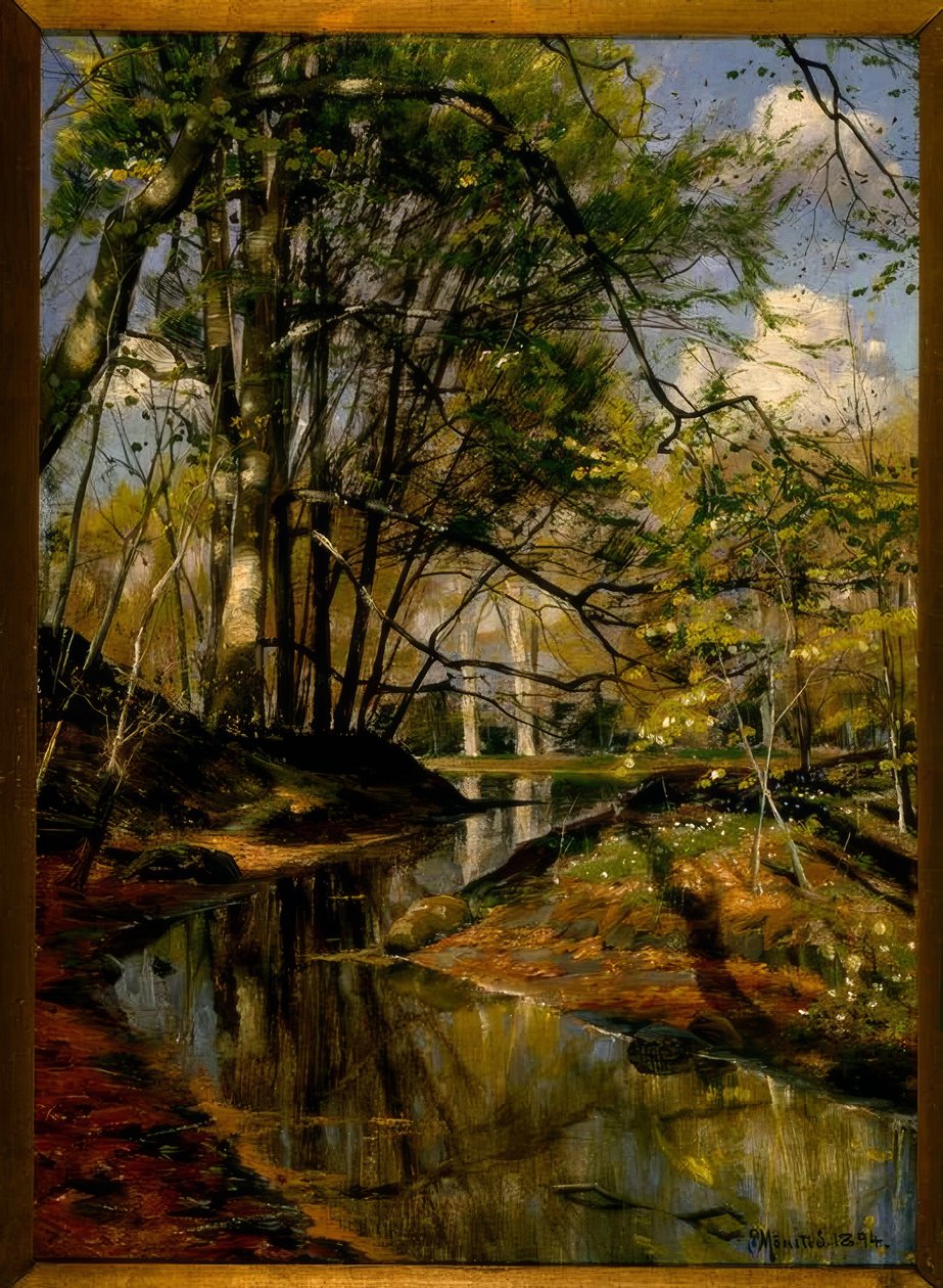 Waldbach by Peder Monsted