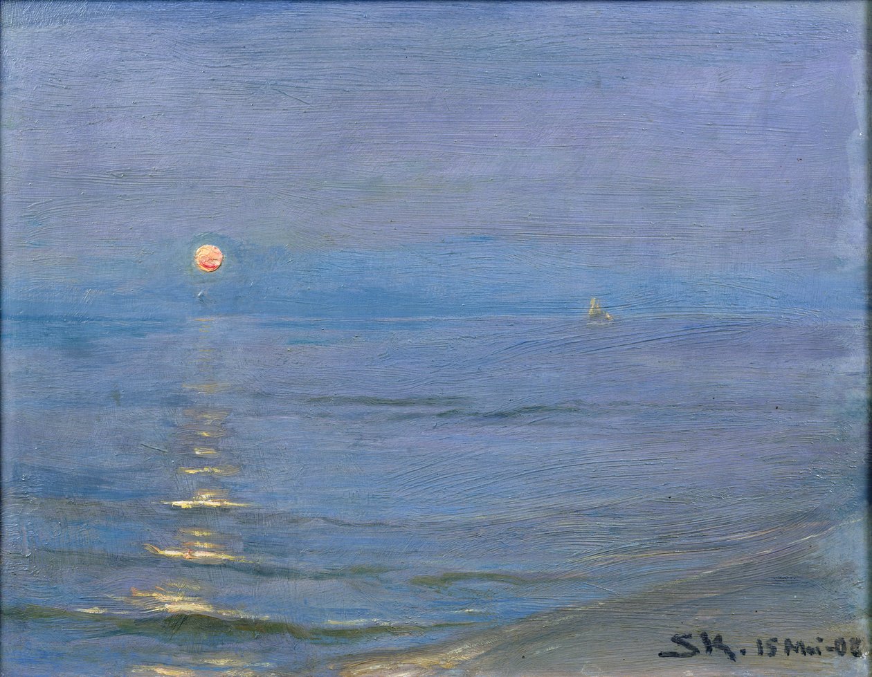 Yaz Akşamı, Skagen, 1908 by Peder Severin Krøyer