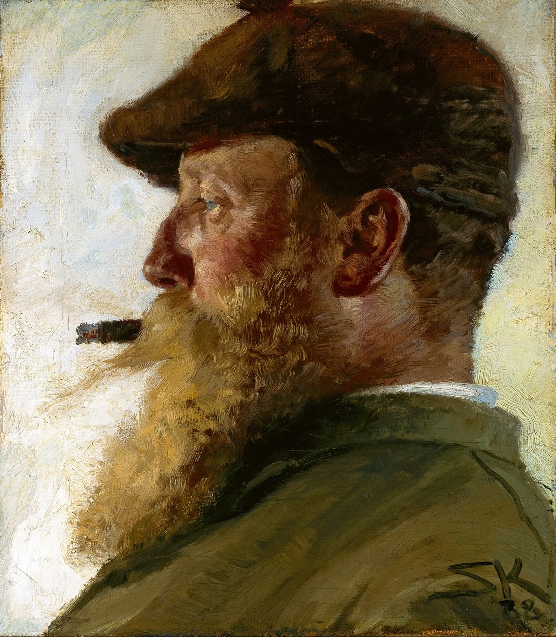 Hıristiyan Krohg by Peder Severin Krøyer