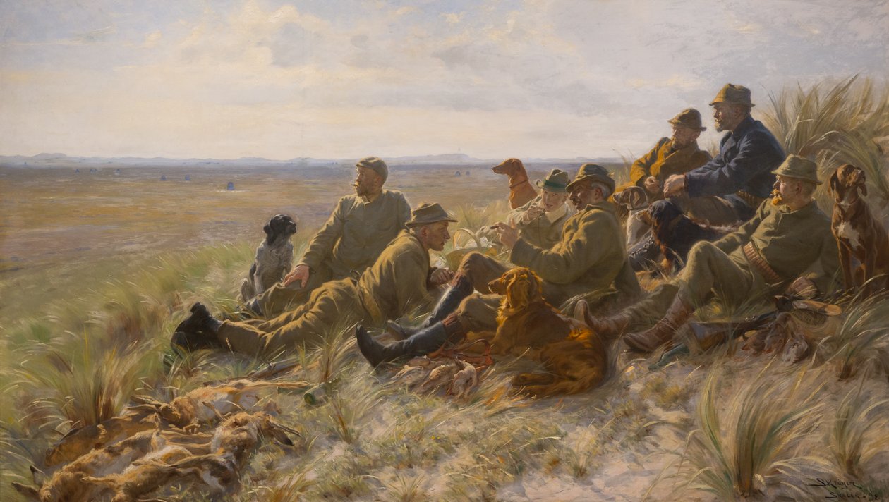 Skagen Avcıları by Peder Severin Krøyer