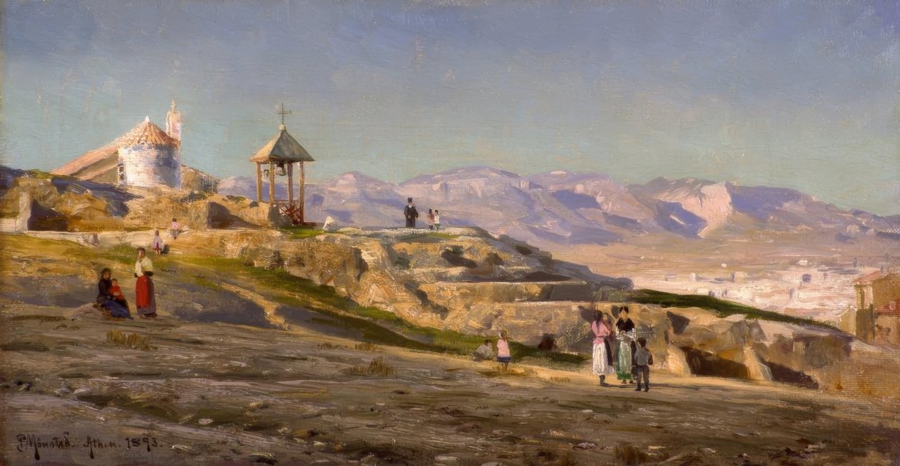 Atina yakınlarında öğleden sonra by Peder Monsted