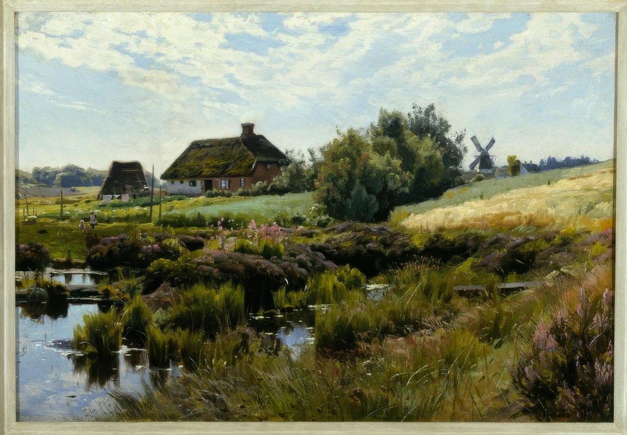 Ülkede yaz günü by Peder Monsted