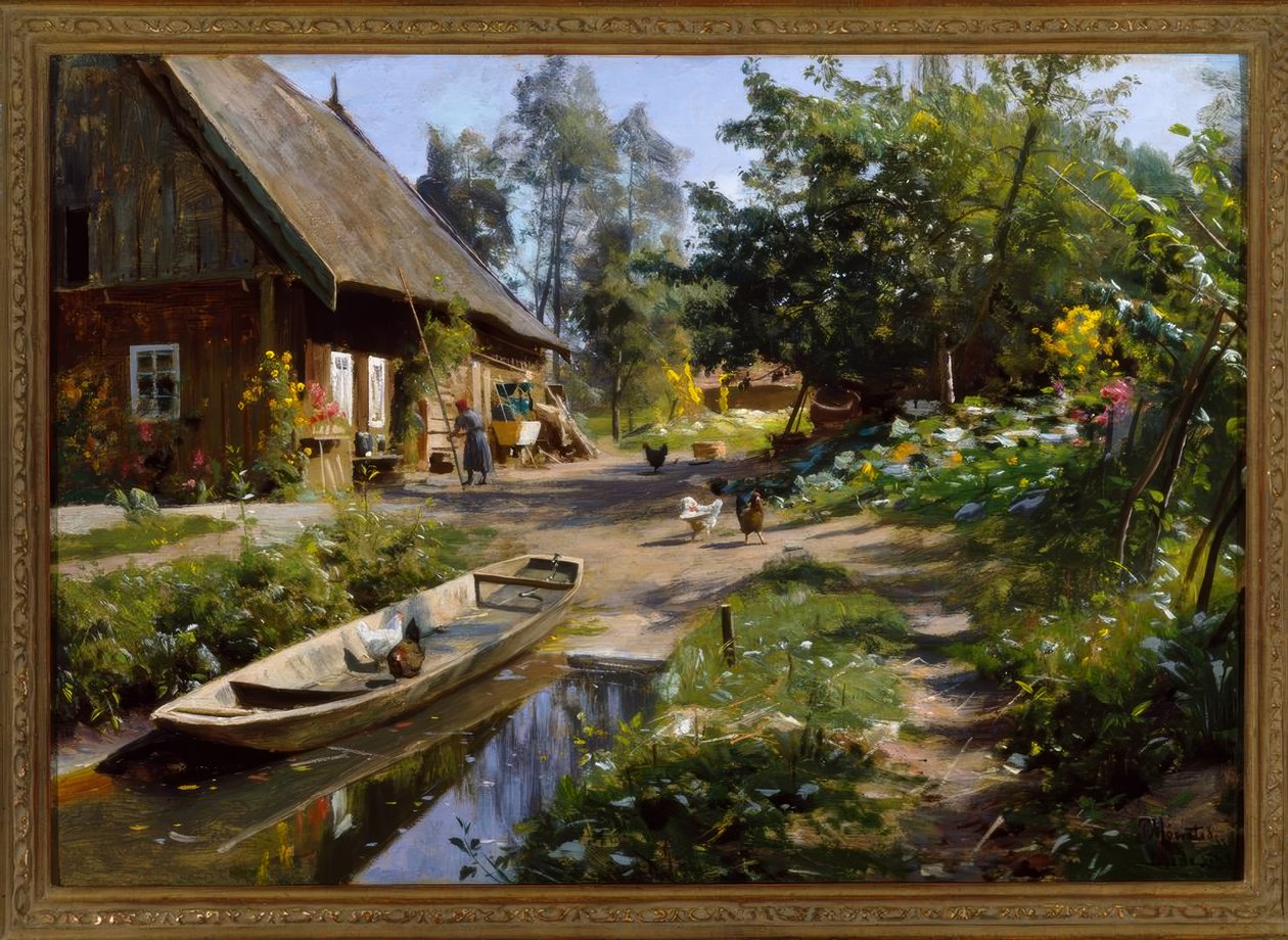 Ülkede güneşli bir gün by Peder Monsted