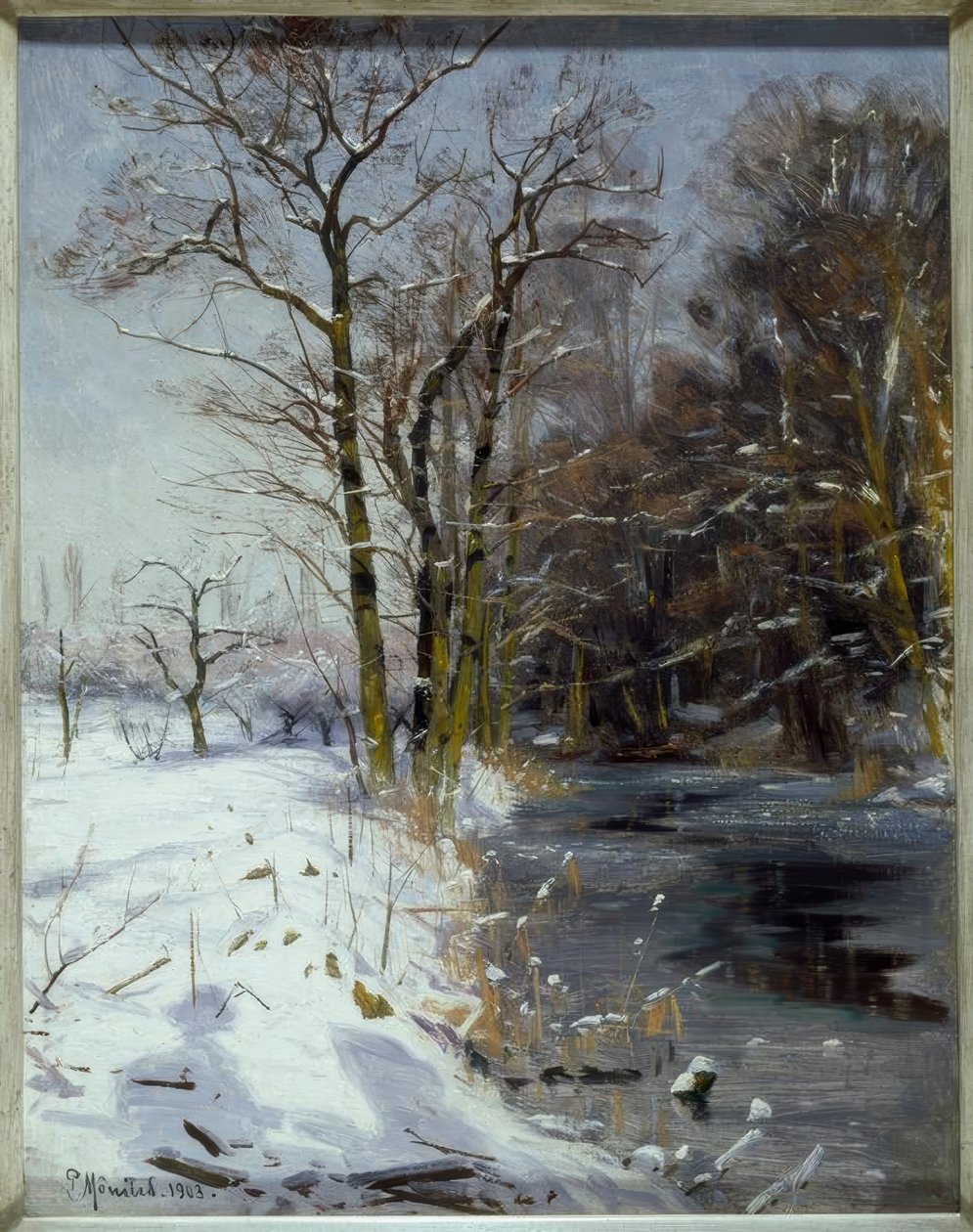 güneşli kış günü by Peder Monsted