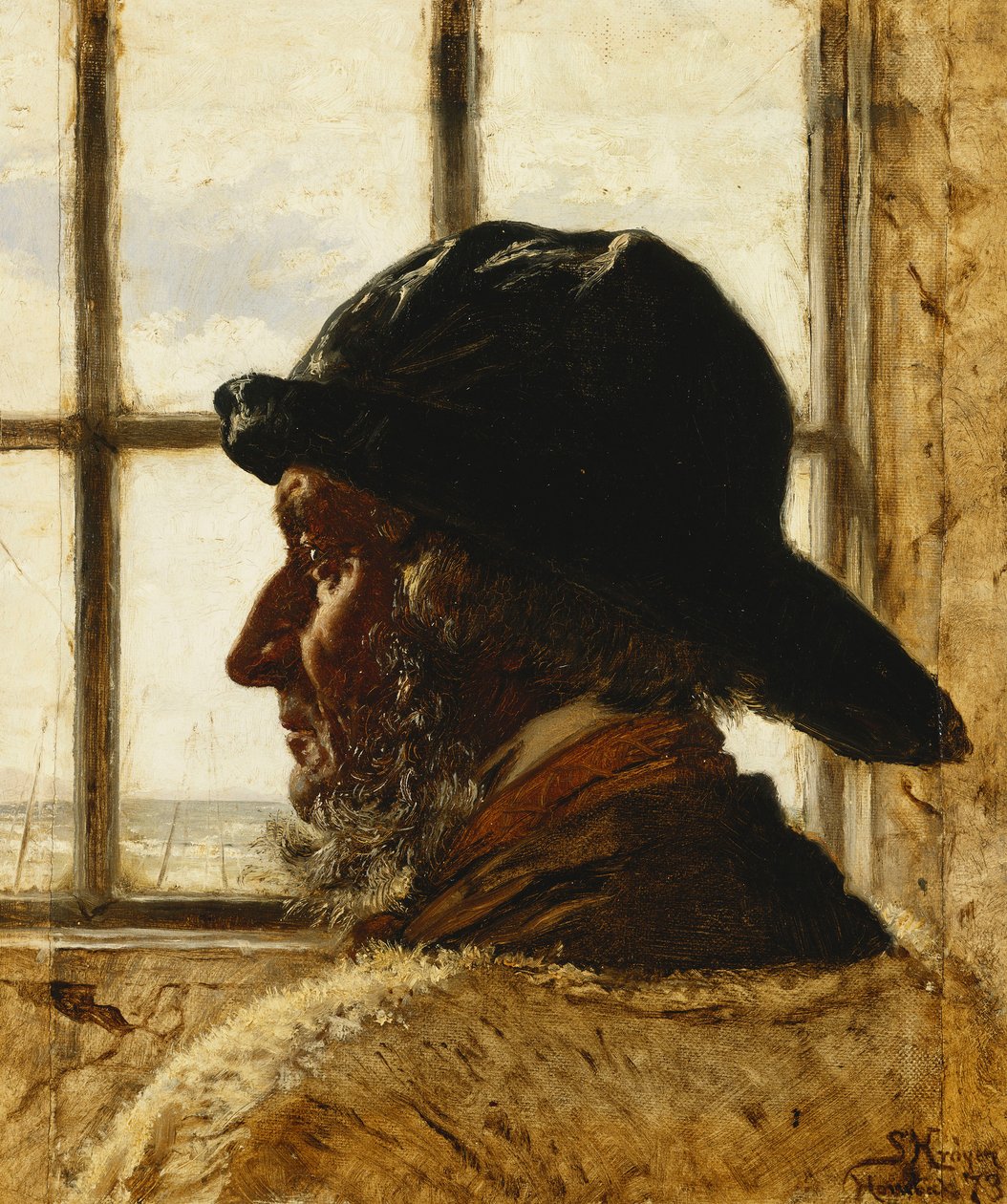 Yaşlı Balıkçı, 1873 by Peder Severin Krøyer
