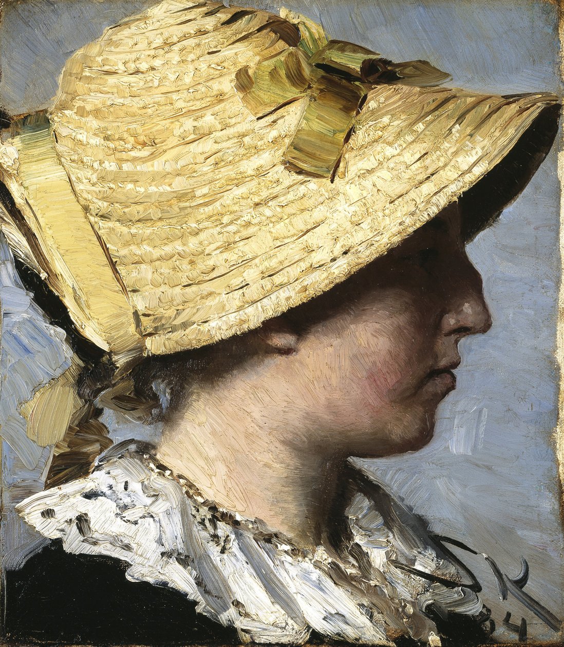 anna ancher by Peder Severin Krøyer