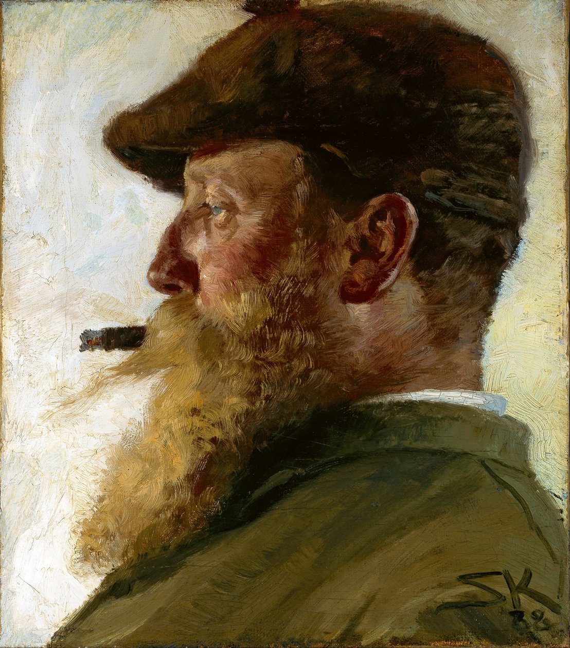 Hıristiyan Krohg by Peder Severin Krøyer