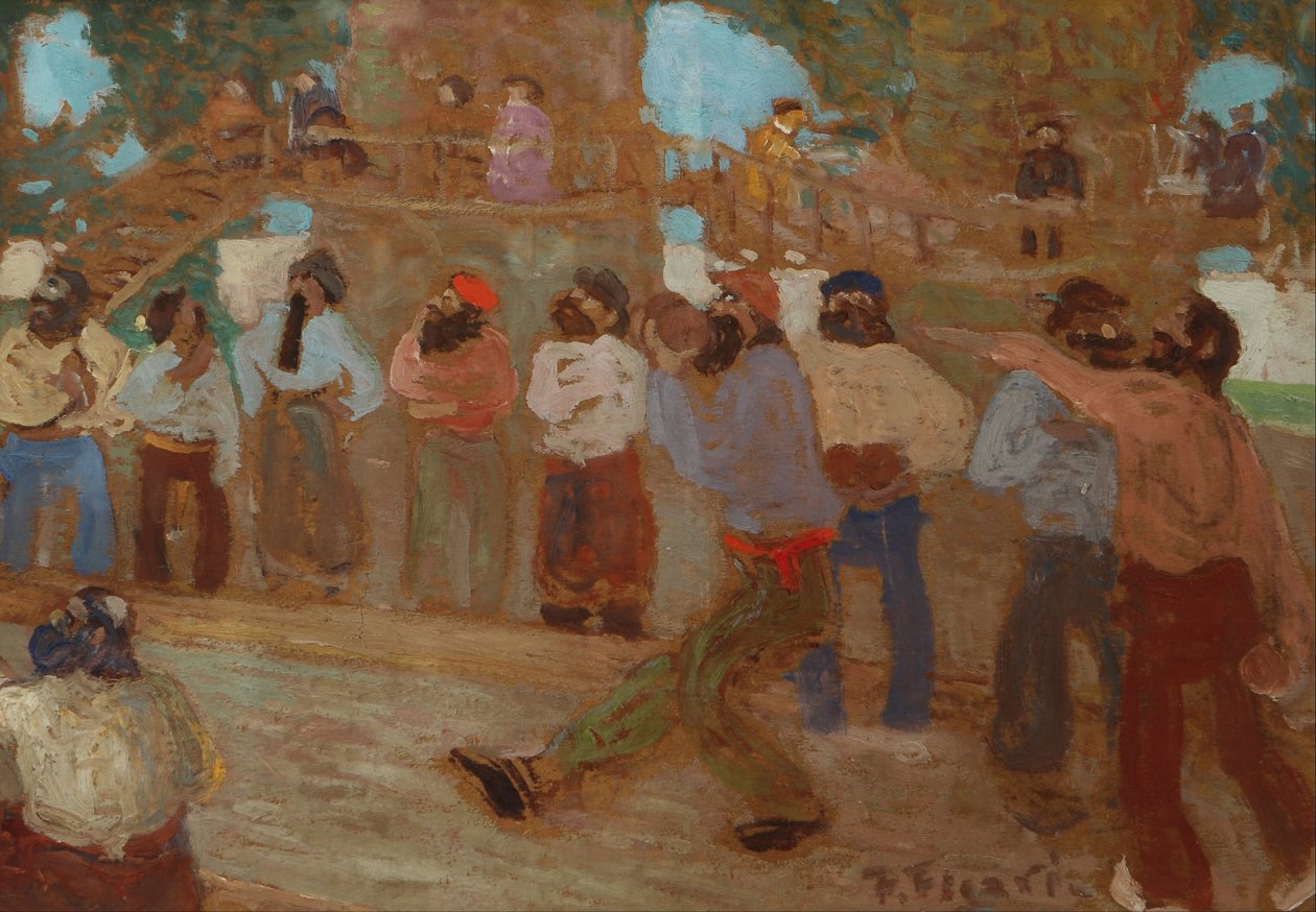 Bocce kortu by Pedro Figari