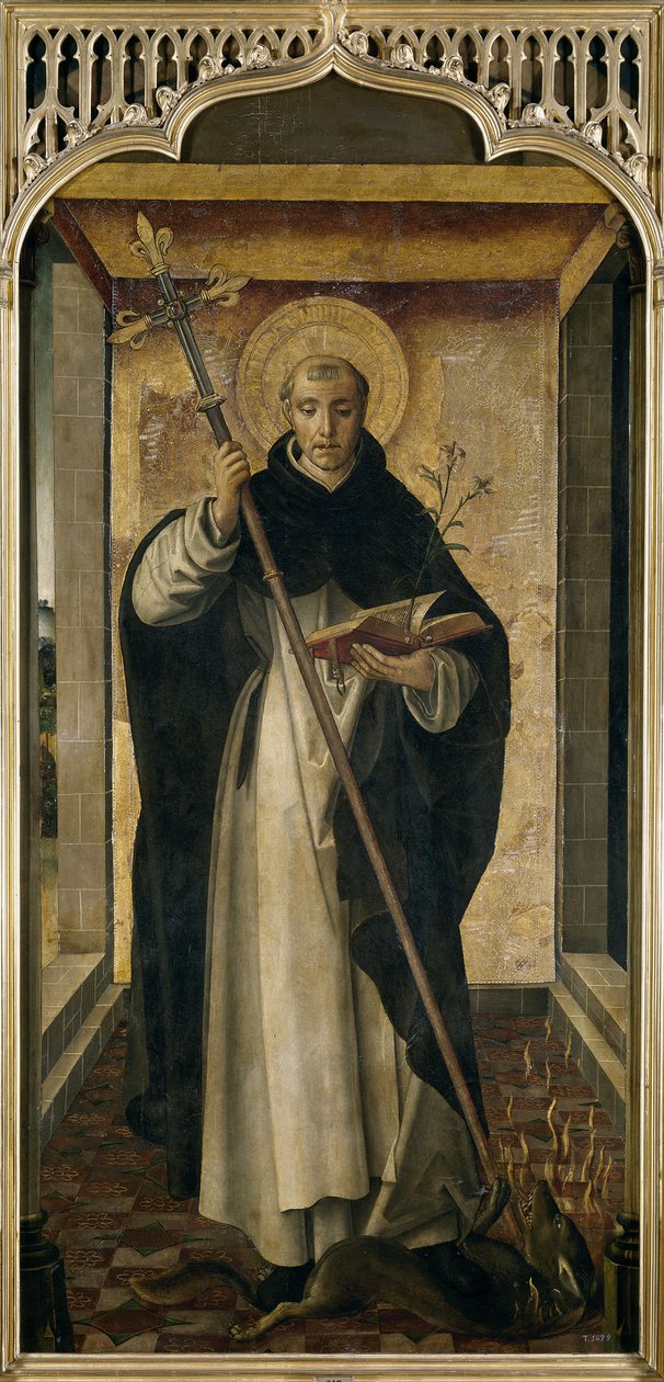 Aziz Dominik, 1493-1499 by Pedro Berruguete